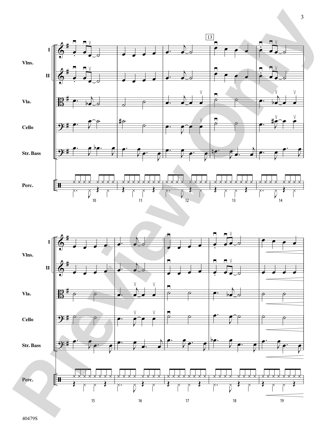 Dancing King Wenceslas: String Orchestra Conductor Score & Parts