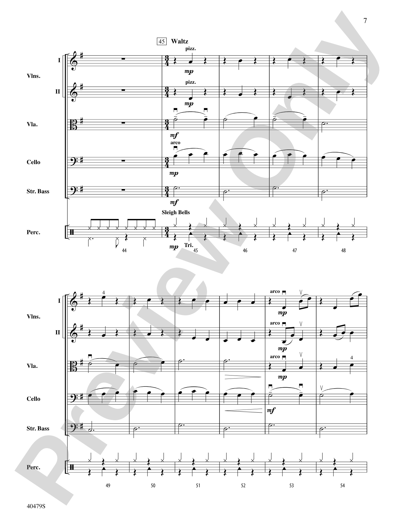 Dancing King Wenceslas: String Orchestra Conductor Score & Parts