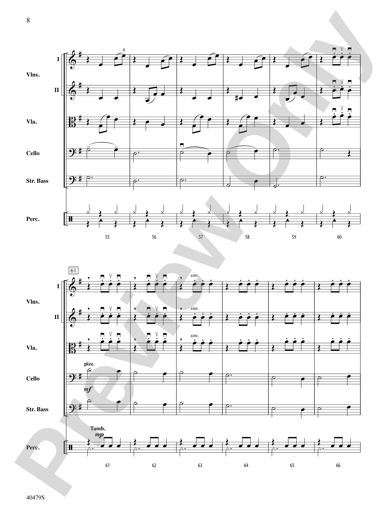 Dancing King Wenceslas: String Orchestra Conductor Score & Parts