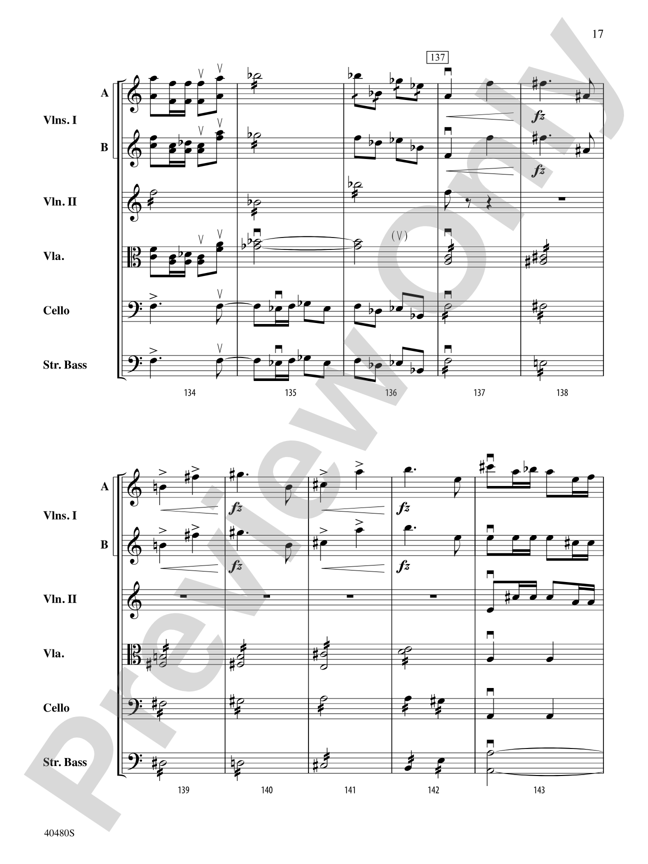 Symphony No. 8 in G Major: String Orchestra Conductor Score & Parts