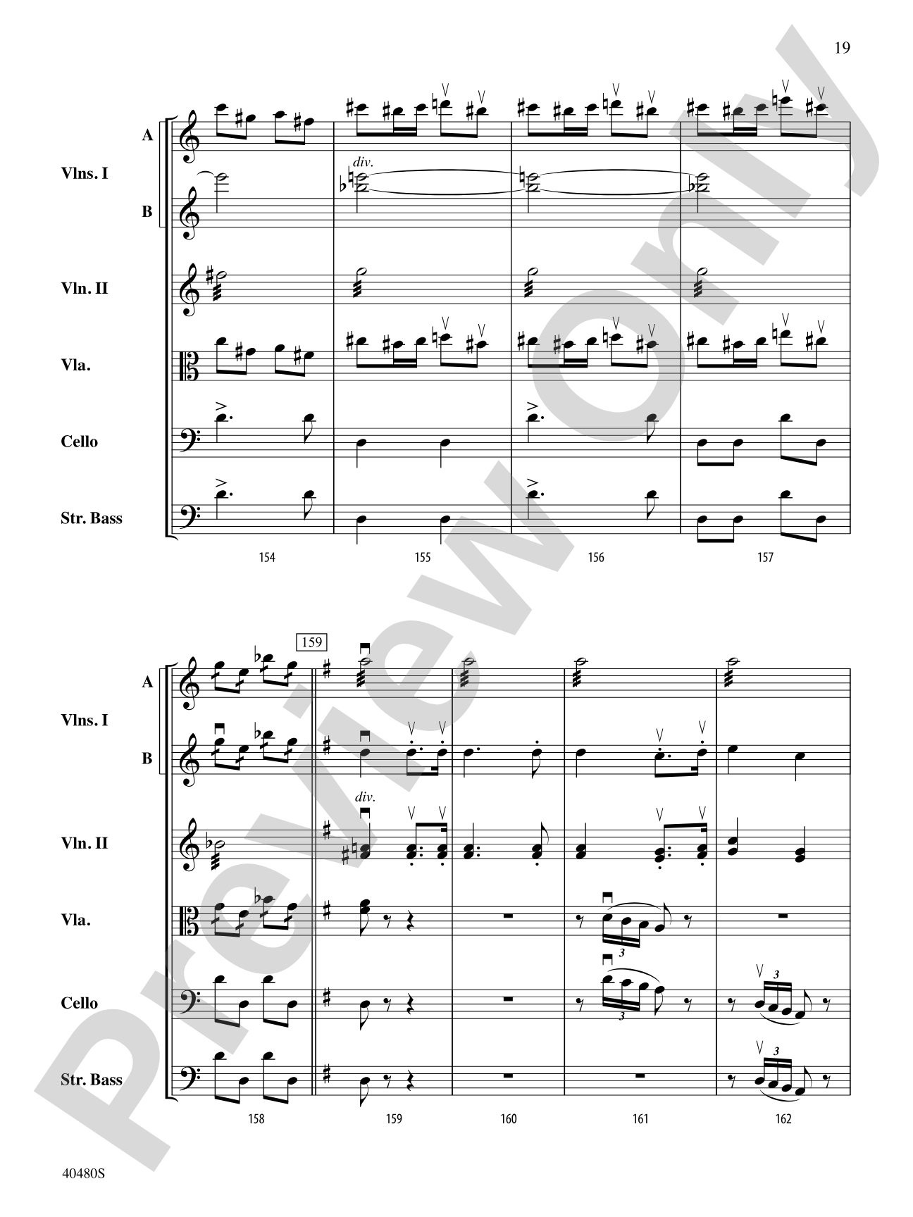 Symphony No. 8 in G Major: String Orchestra Conductor Score & Parts