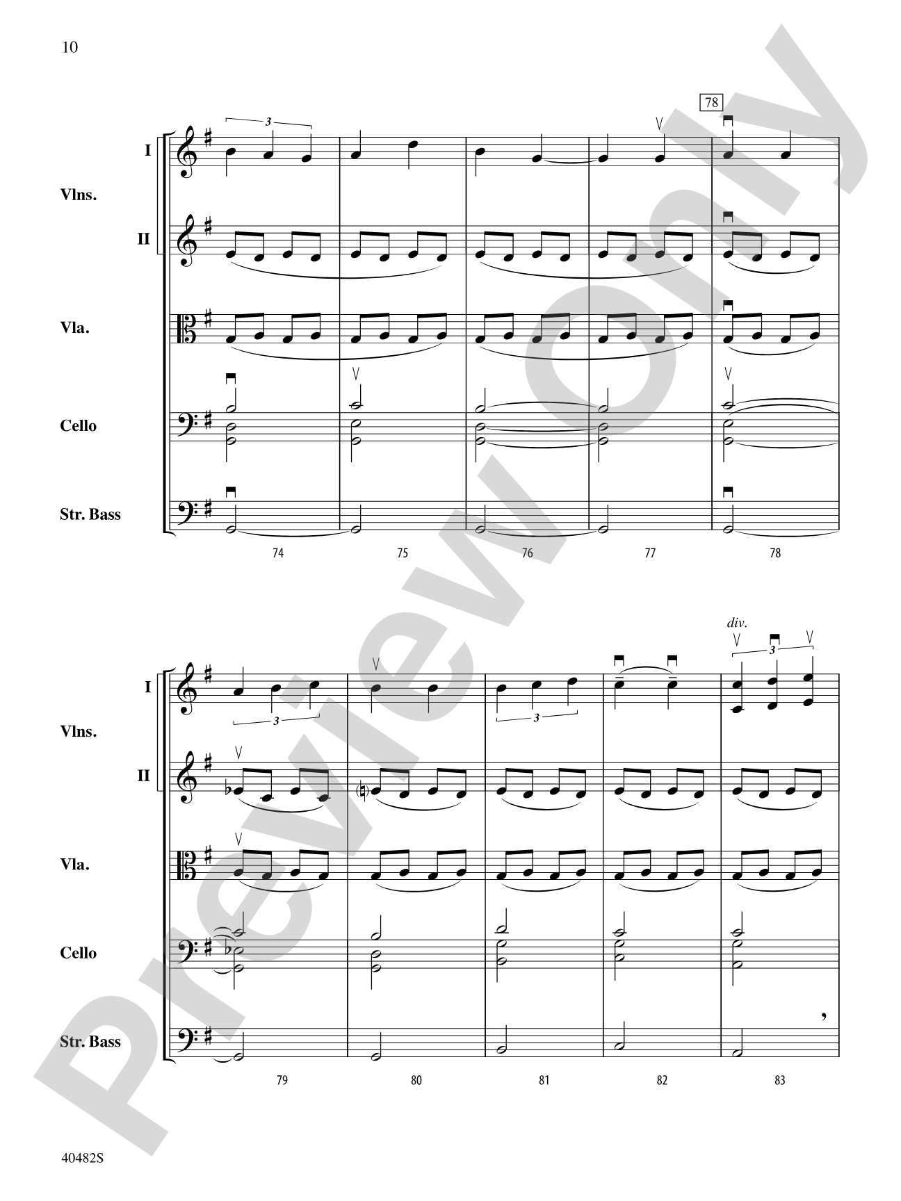 Gallop and Walk: String Orchestra Conductor Score & Parts