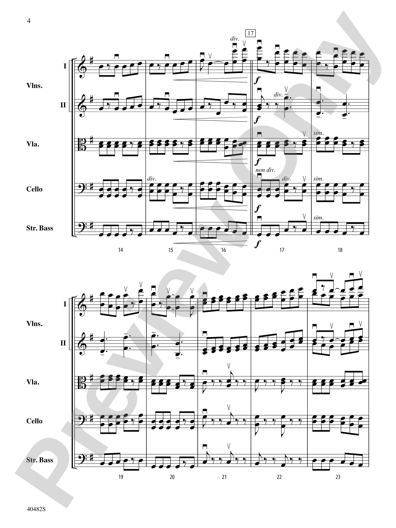 Gallop and Walk: String Orchestra Conductor Score & Parts