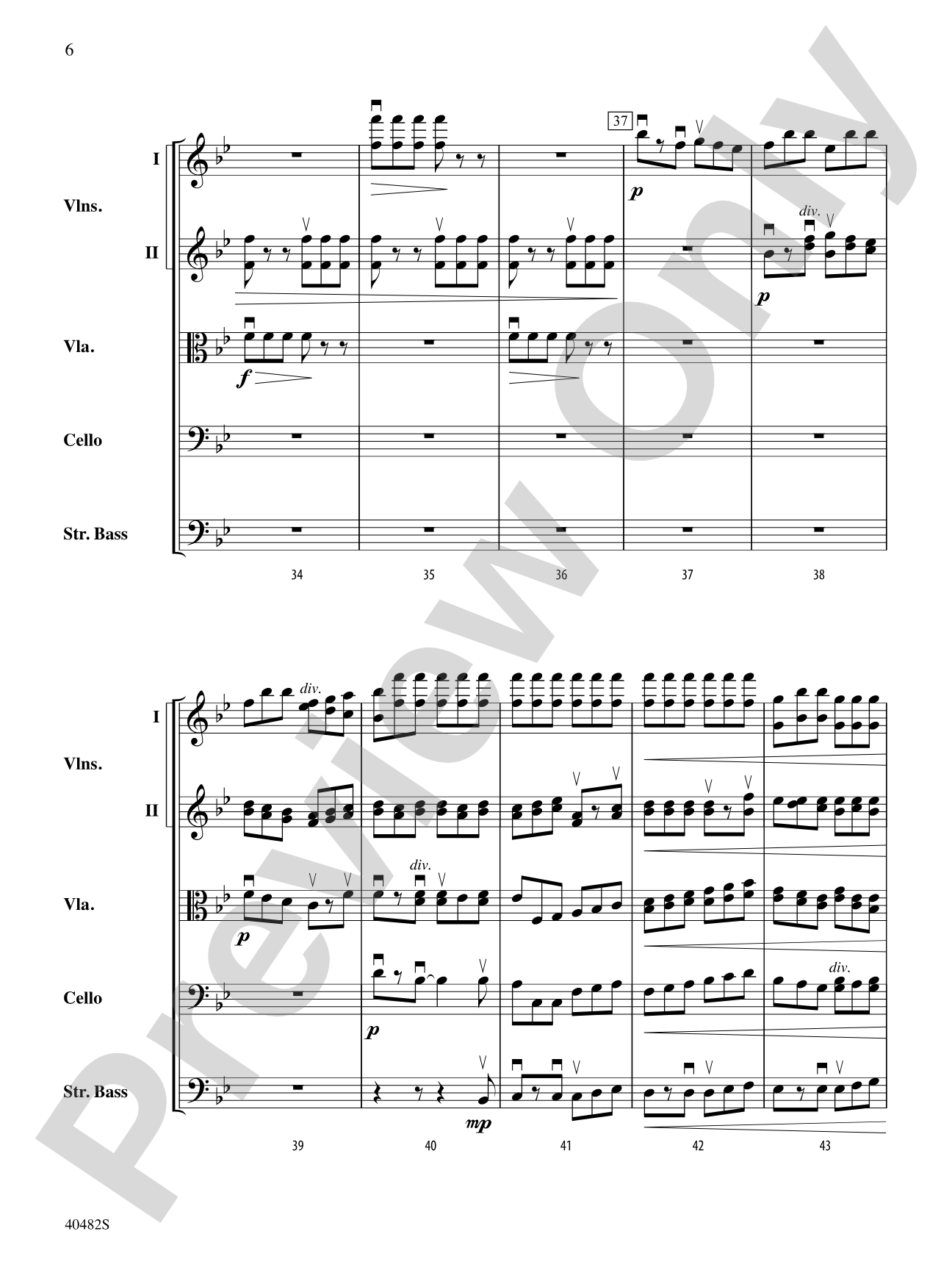 Gallop and Walk: String Orchestra Conductor Score & Parts
