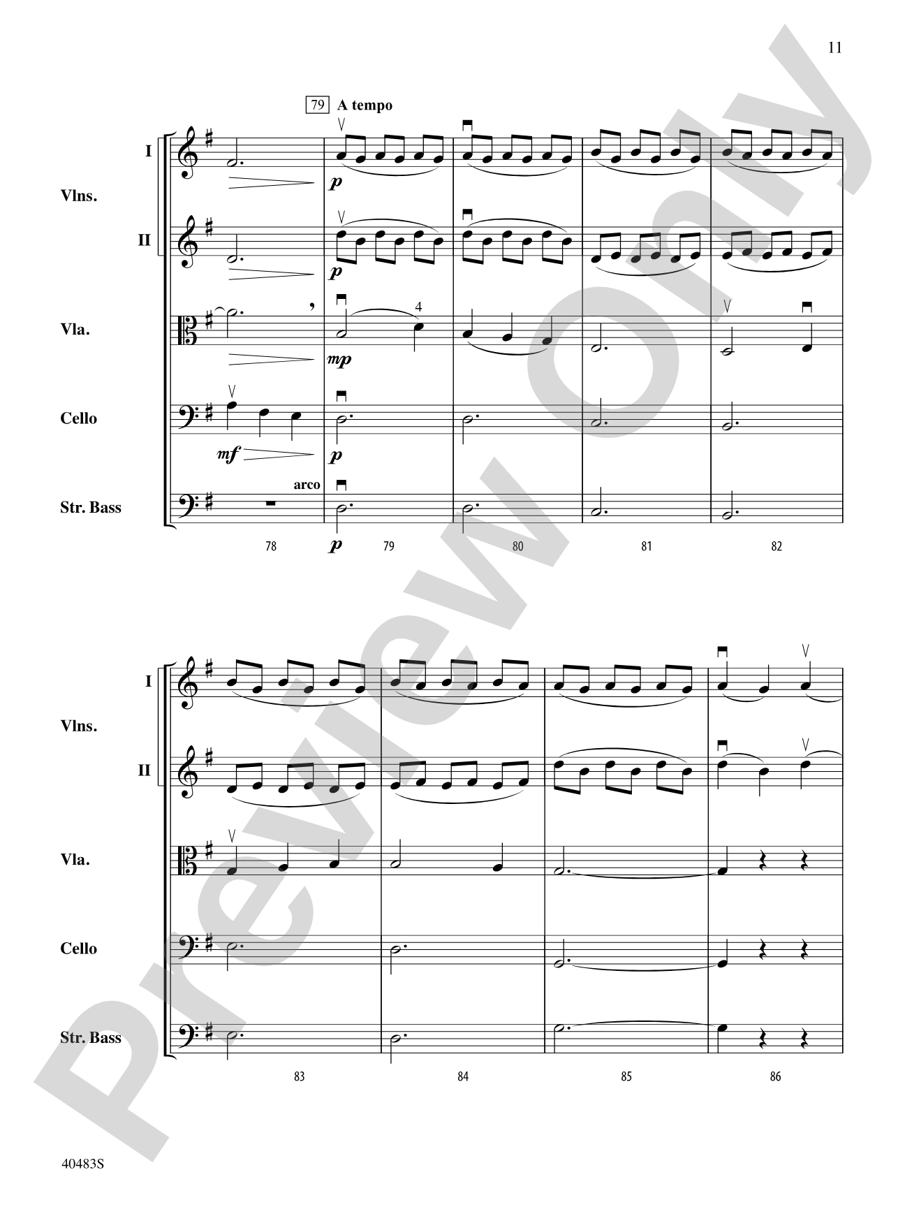 Viola Country: String Orchestra Conductor Score & Parts
