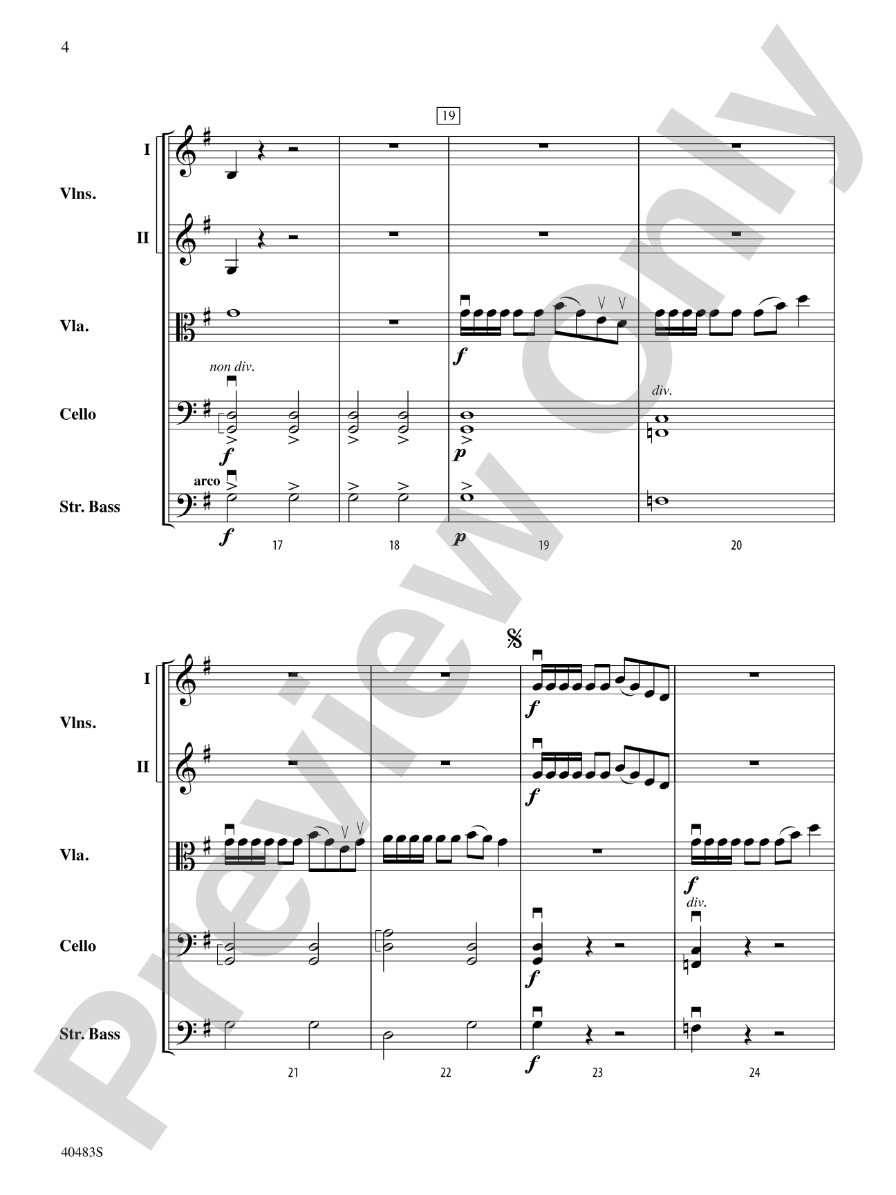 Viola Country: String Orchestra Conductor Score & Parts