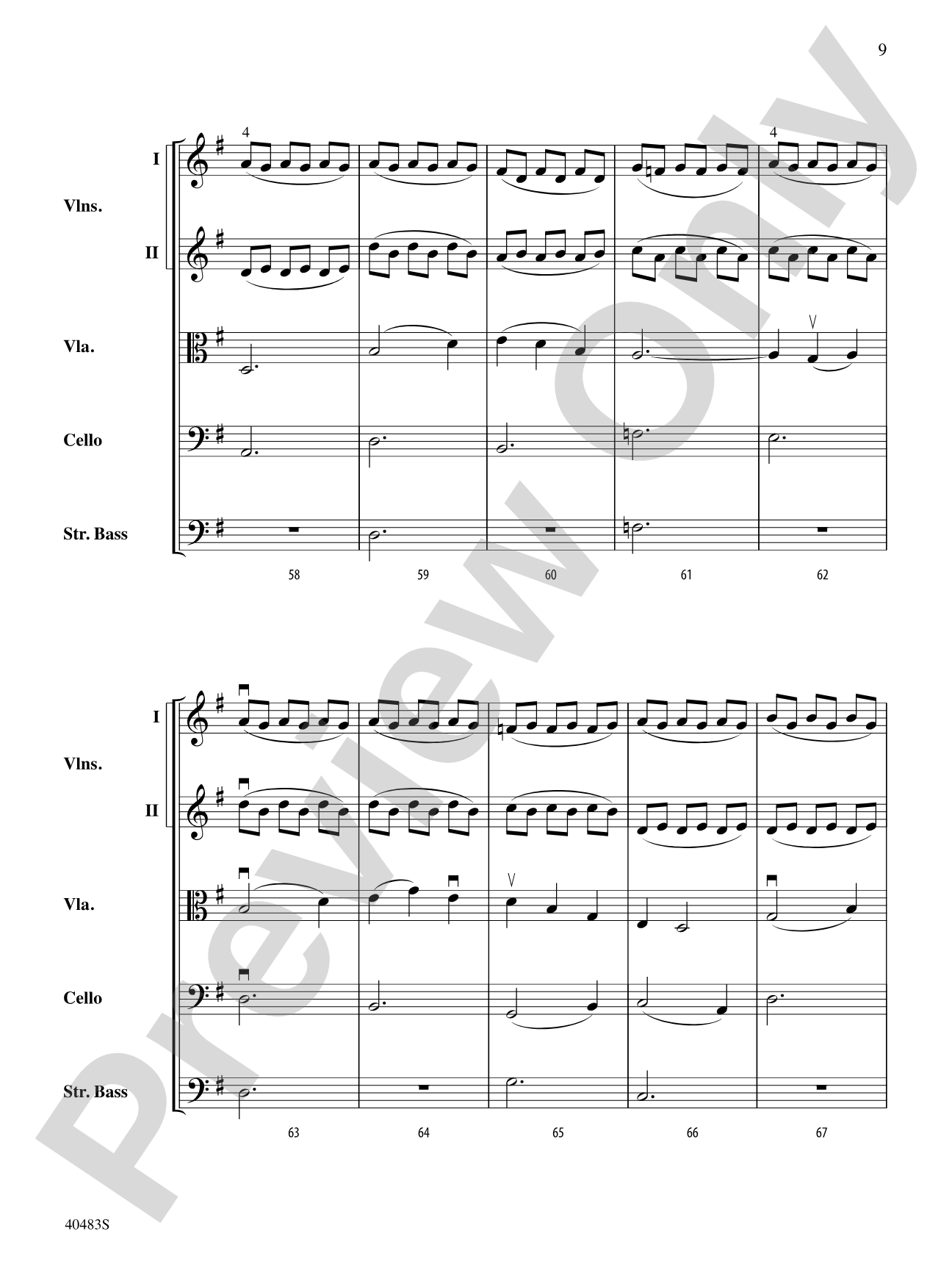 Viola Country: String Orchestra Conductor Score & Parts