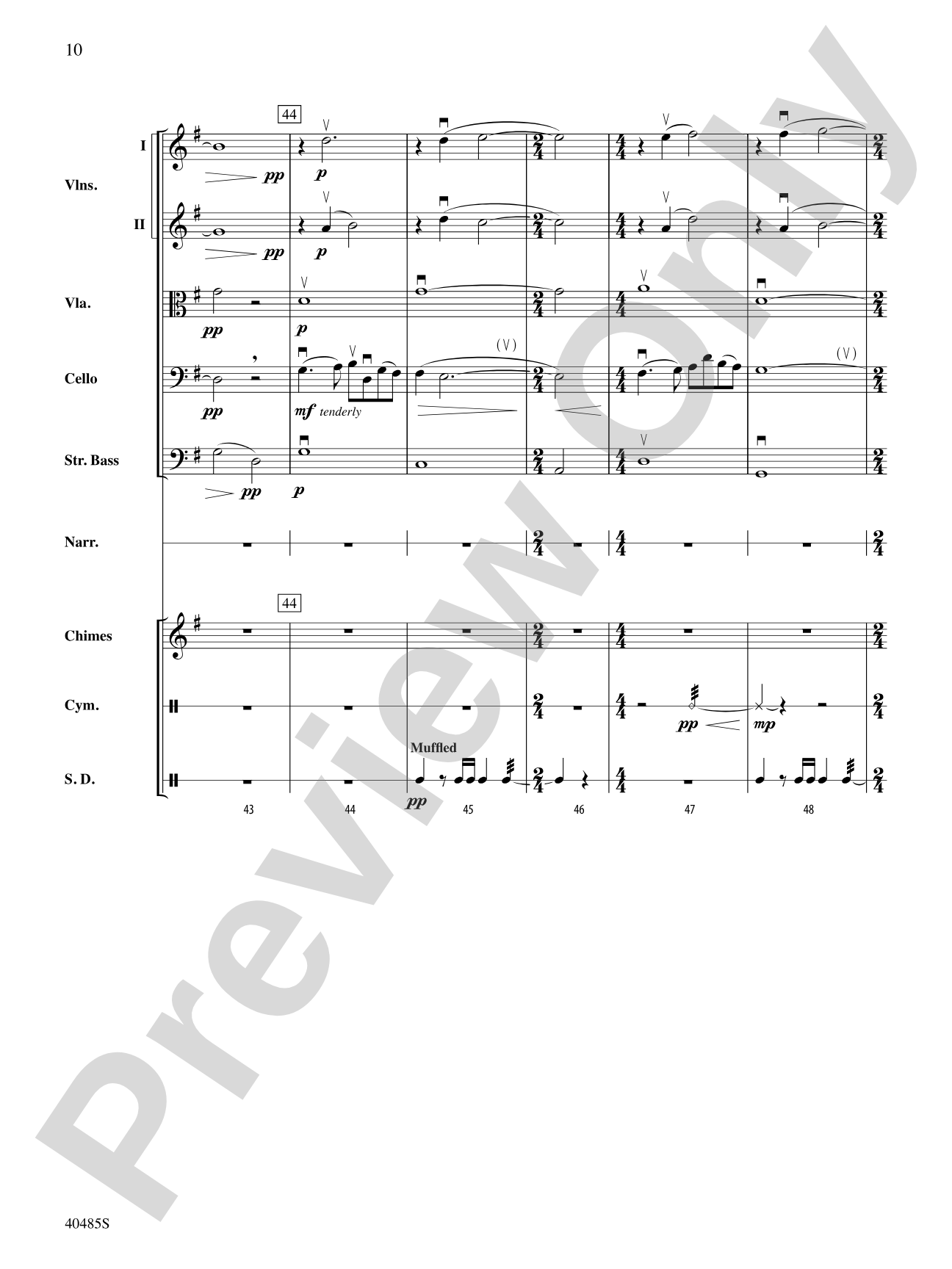 Lincoln at Gettysburg: String Orchestra Conductor Score & Parts