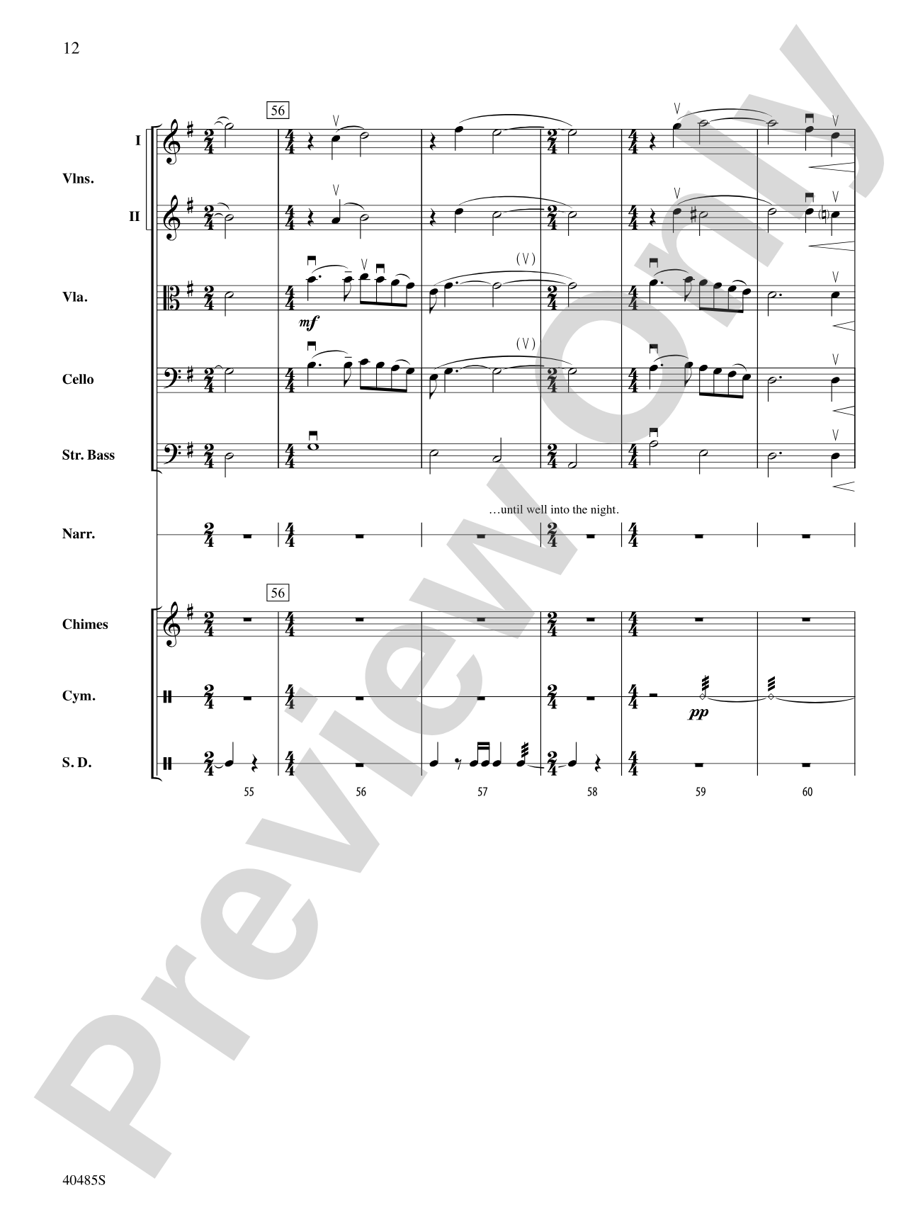 Lincoln at Gettysburg: String Orchestra Conductor Score & Parts