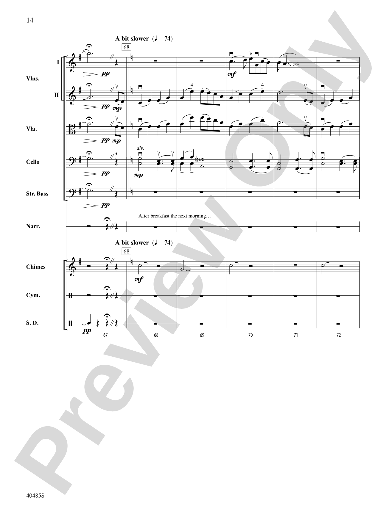 Lincoln at Gettysburg: String Orchestra Conductor Score & Parts