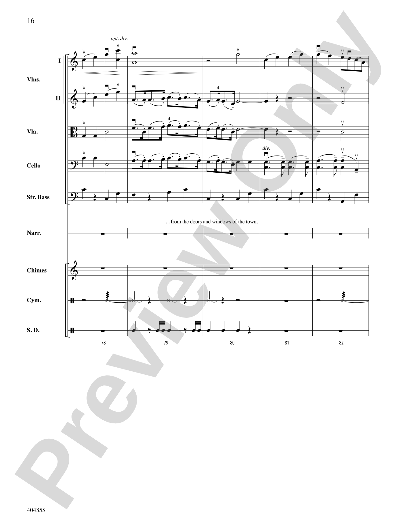 Lincoln at Gettysburg: String Orchestra Conductor Score & Parts