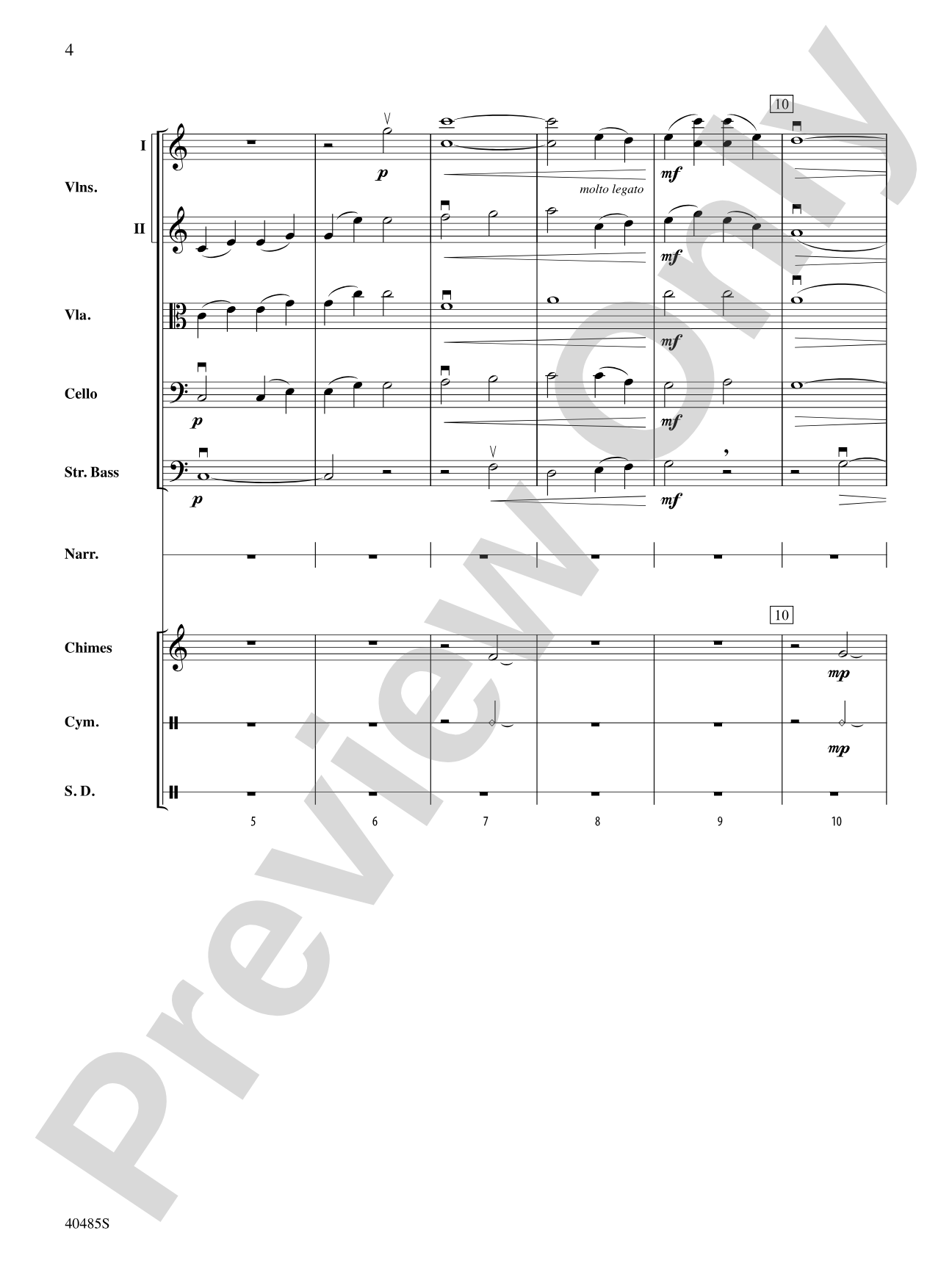 Lincoln at Gettysburg: String Orchestra Conductor Score & Parts