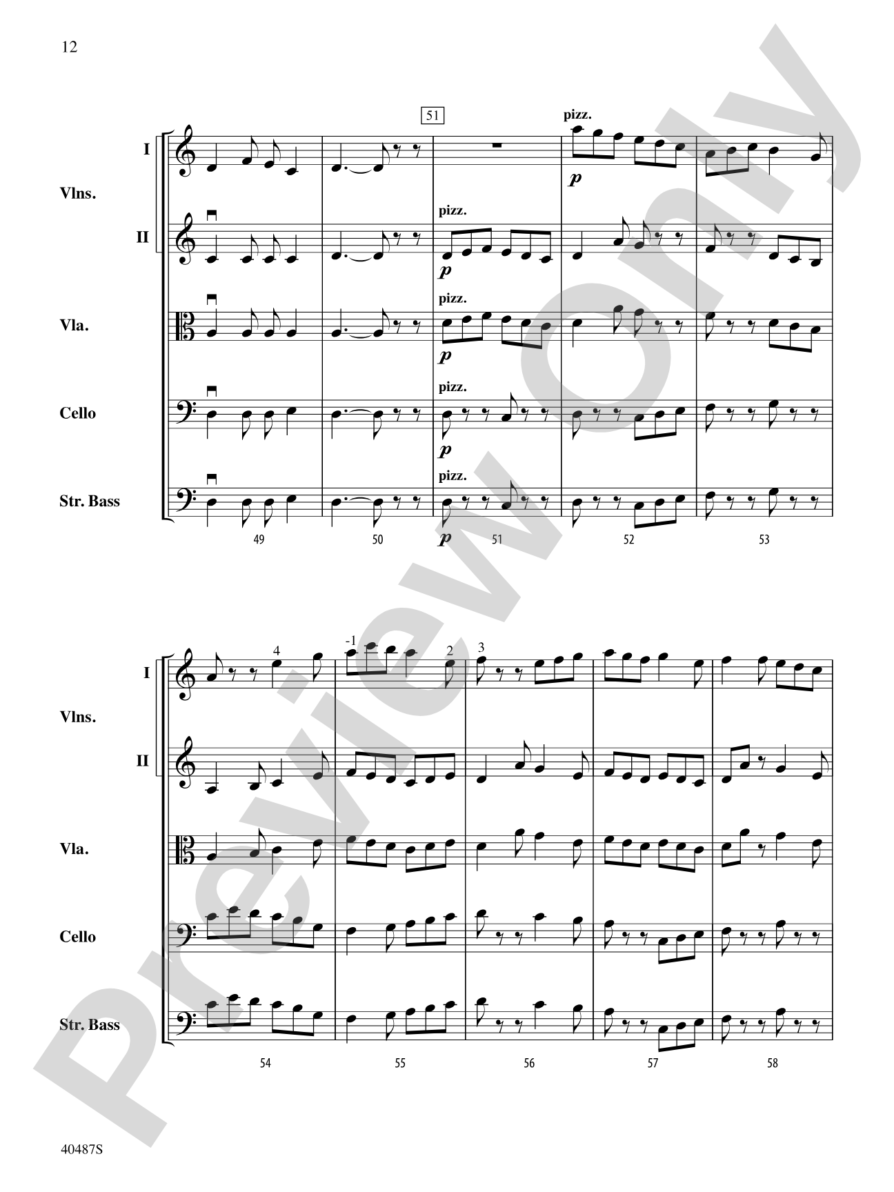 Autumn Scenes: String Orchestra Conductor Score & Parts