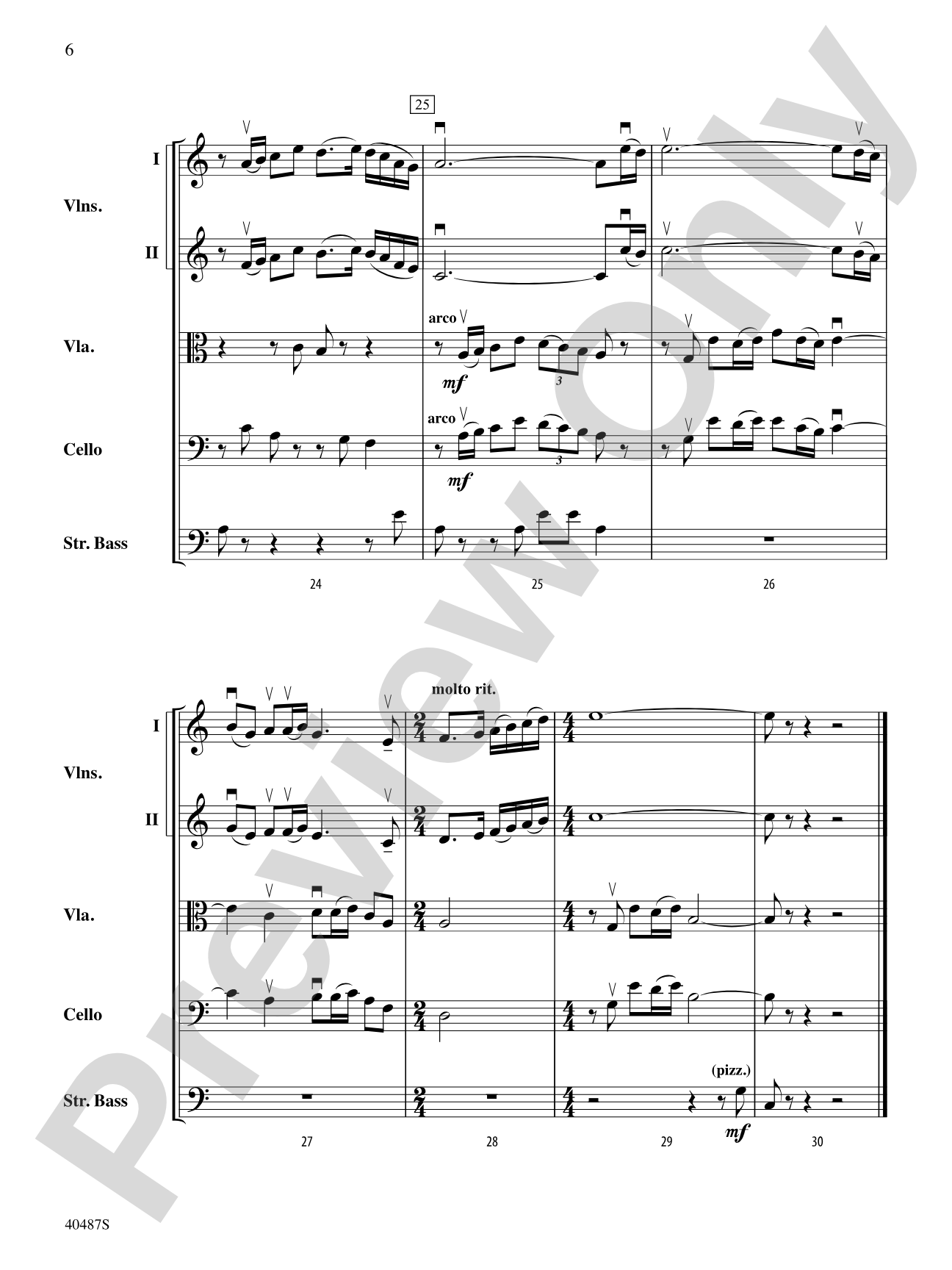 Autumn Scenes: String Orchestra Conductor Score & Parts