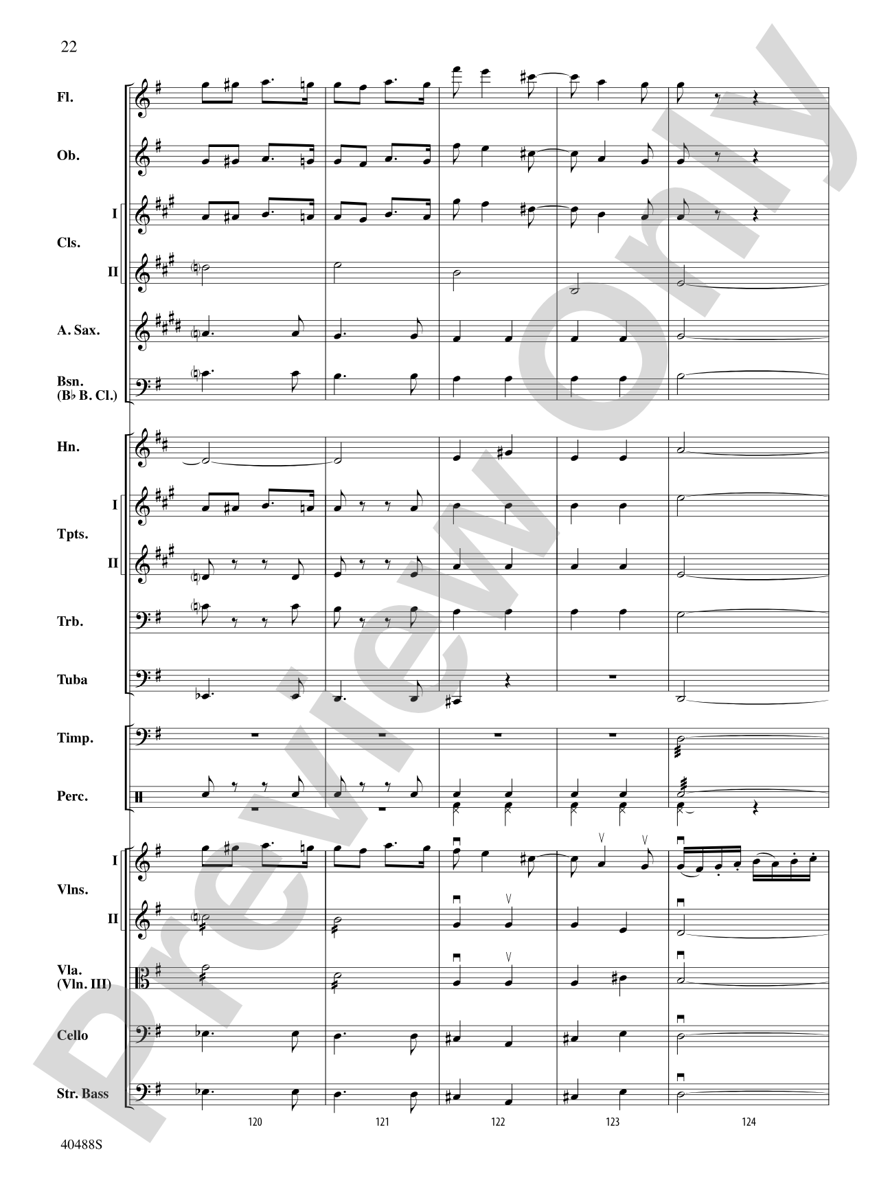 Overture to Die Fledermaus: Full Orchestra Conductor Score & Parts
