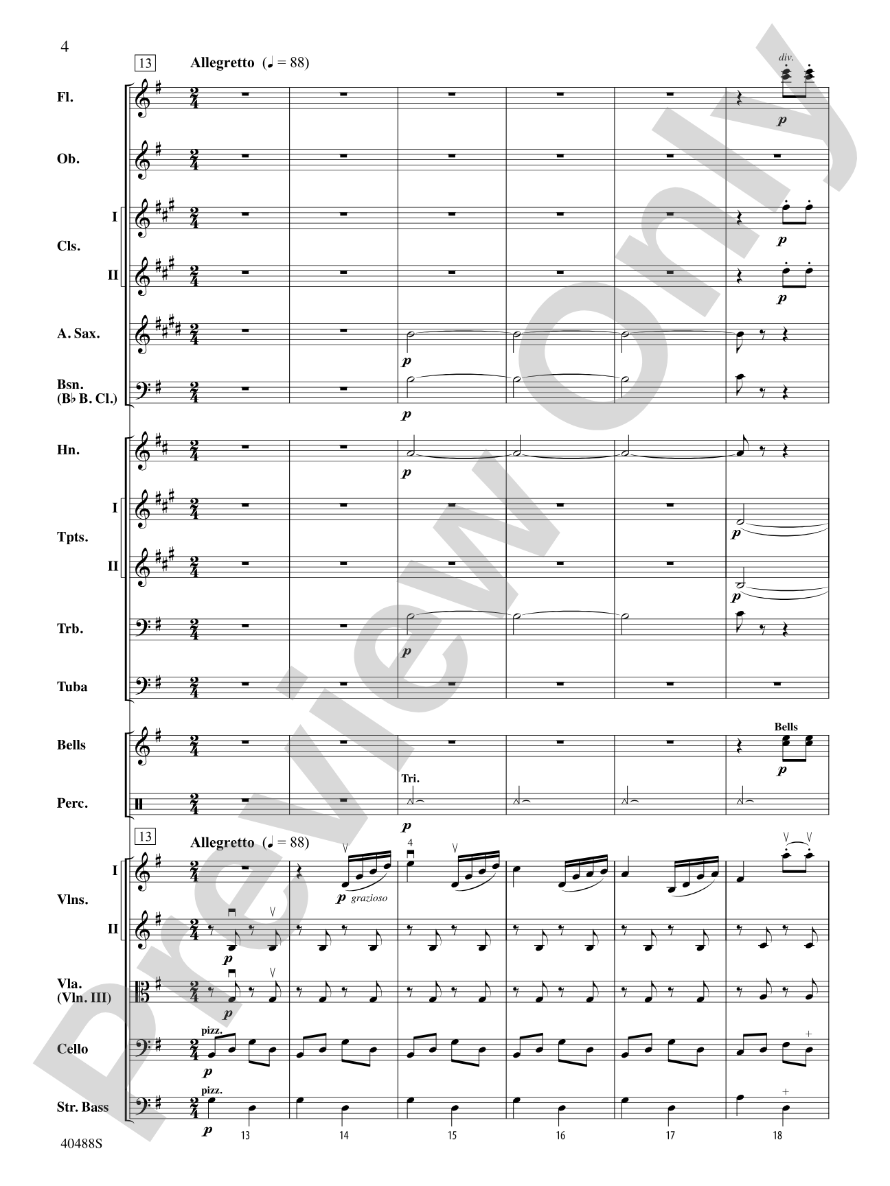 Overture to Die Fledermaus: Full Orchestra Conductor Score & Parts