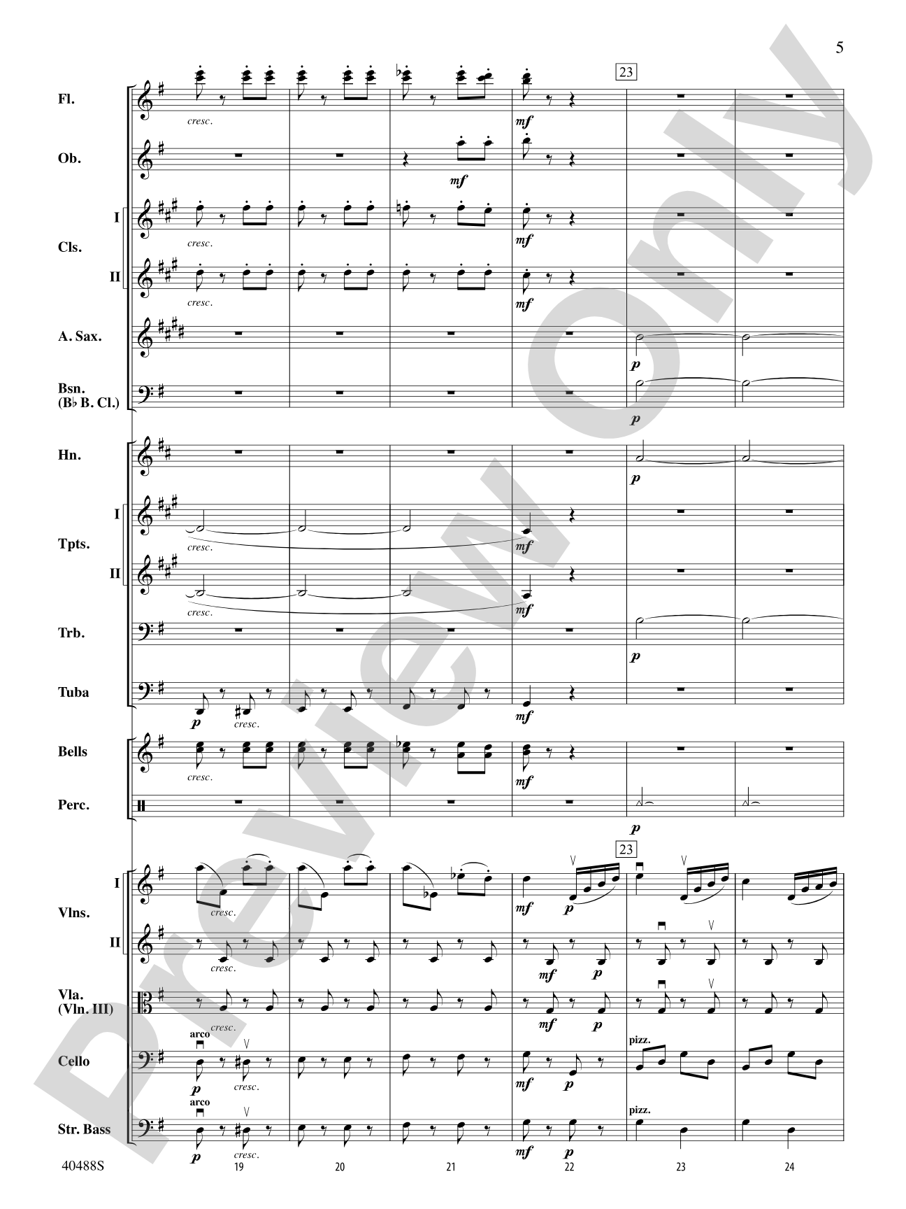 Overture to Die Fledermaus: Full Orchestra Conductor Score & Parts