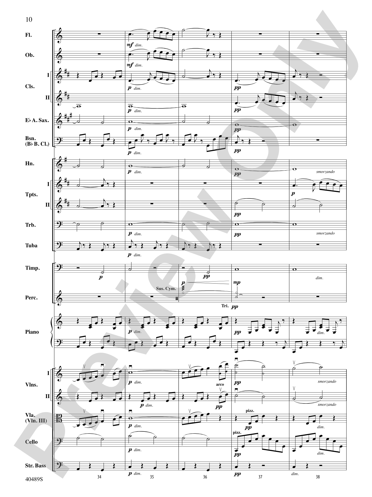 Intermezzo from Carmen: Full Orchestra Conductor Score & Parts