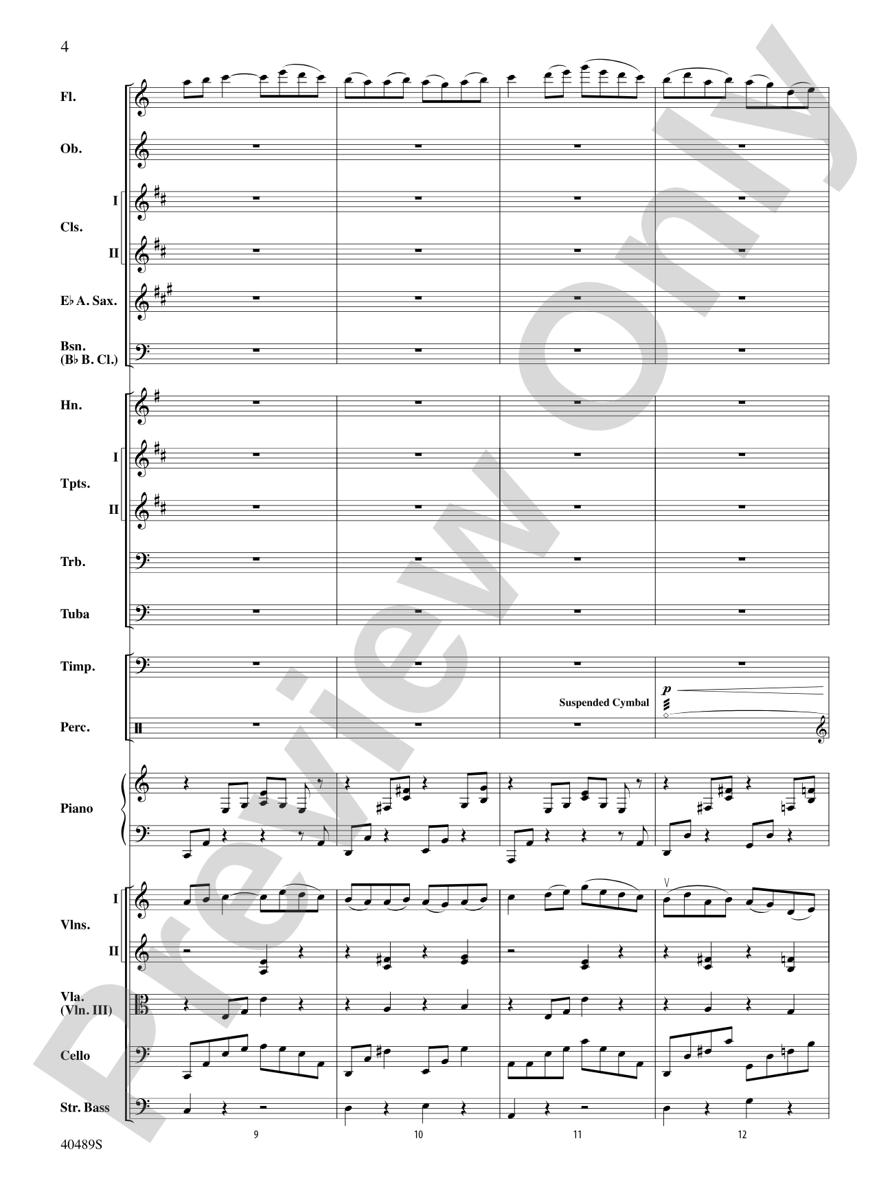Intermezzo from Carmen: Full Orchestra Conductor Score & Parts