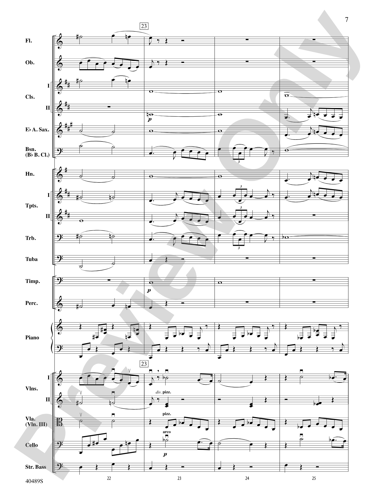 Intermezzo from Carmen: Full Orchestra Conductor Score & Parts