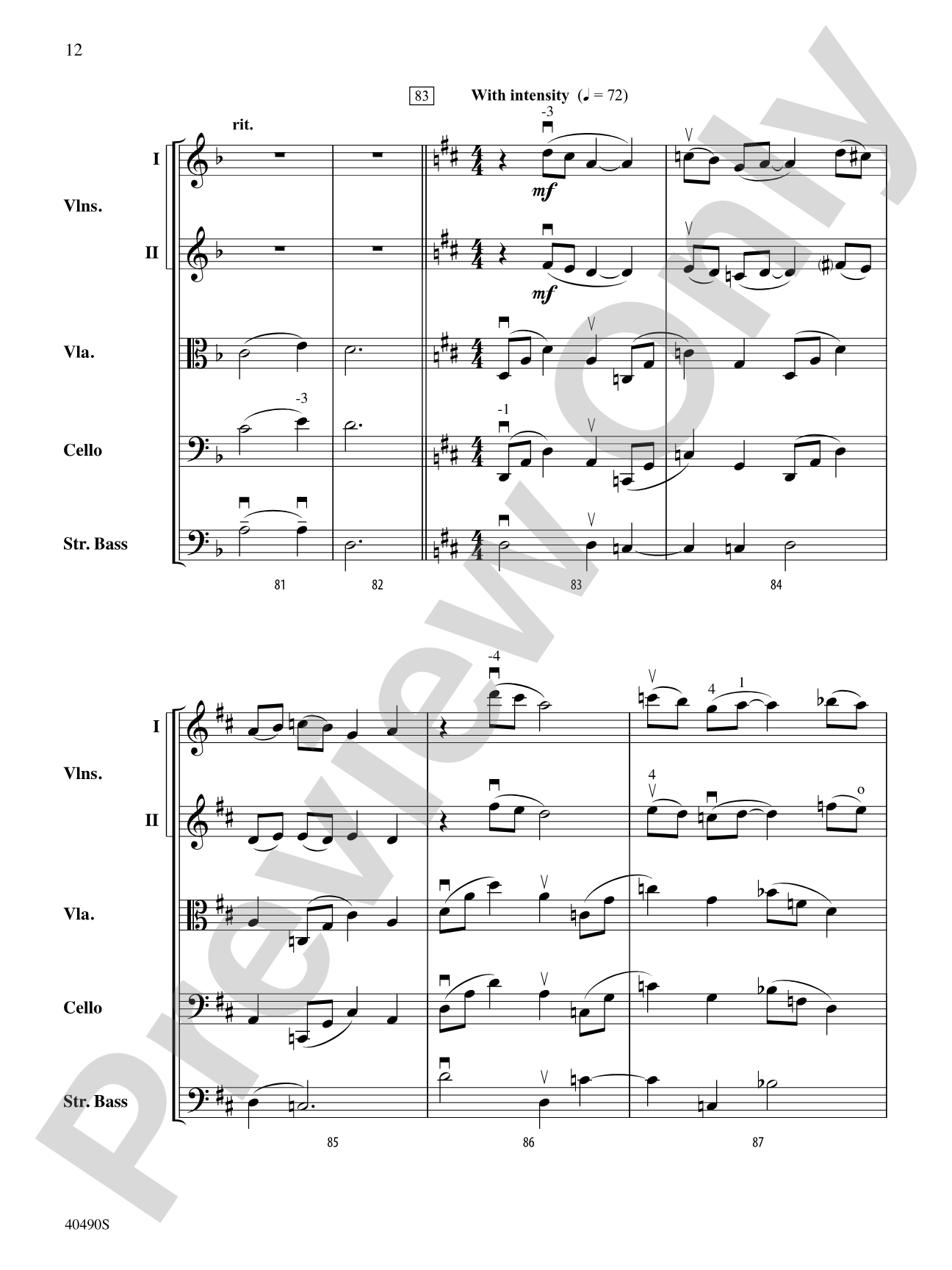 Aspire: String Orchestra Conductor Score & Parts