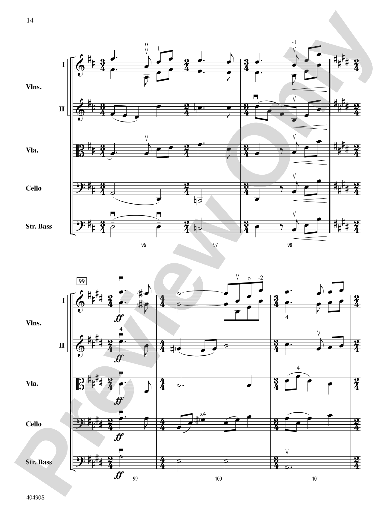Aspire: String Orchestra Conductor Score & Parts