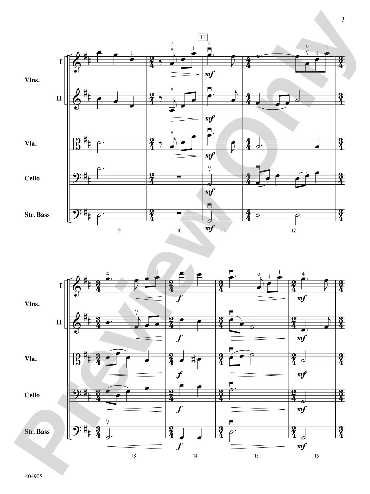 Aspire: String Orchestra Conductor Score & Parts