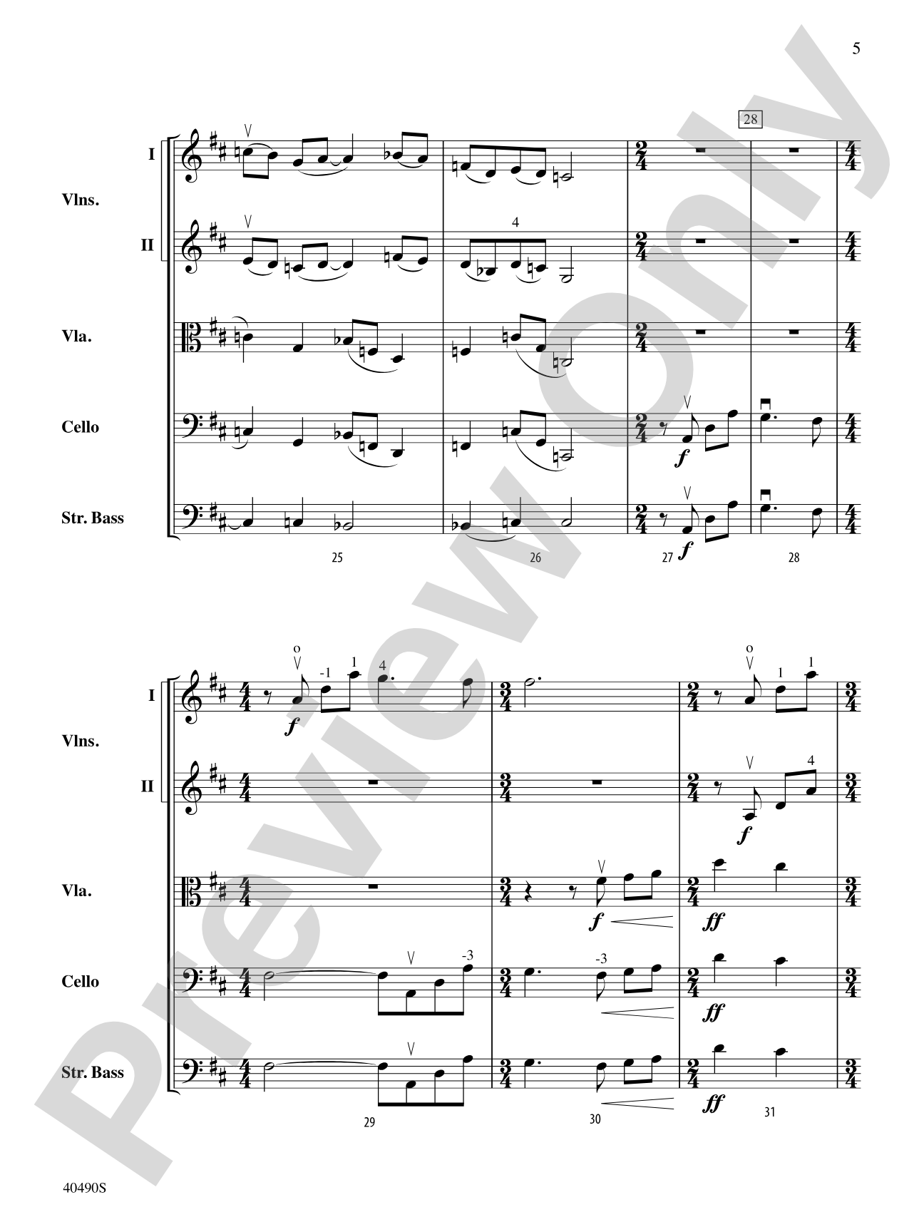 Aspire: String Orchestra Conductor Score & Parts