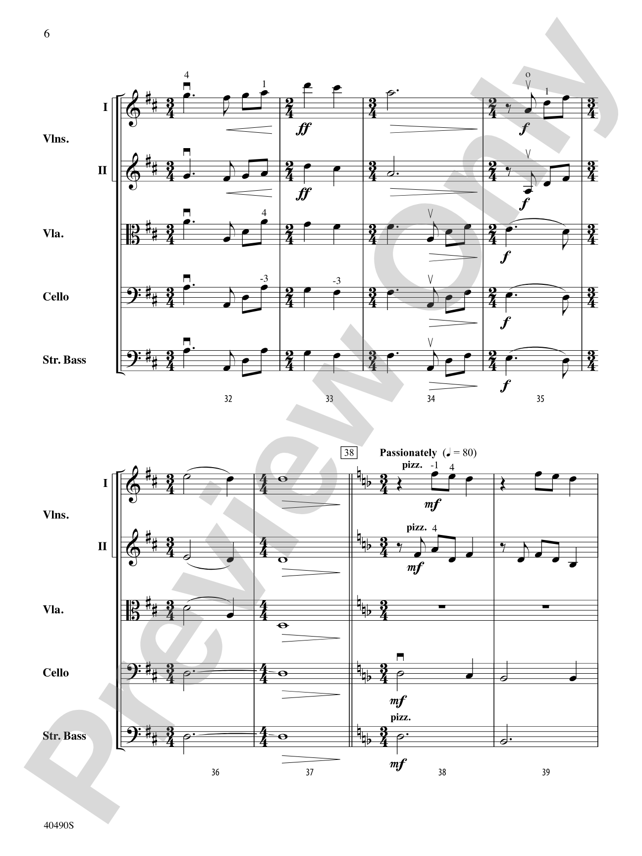 Aspire: String Orchestra Conductor Score & Parts