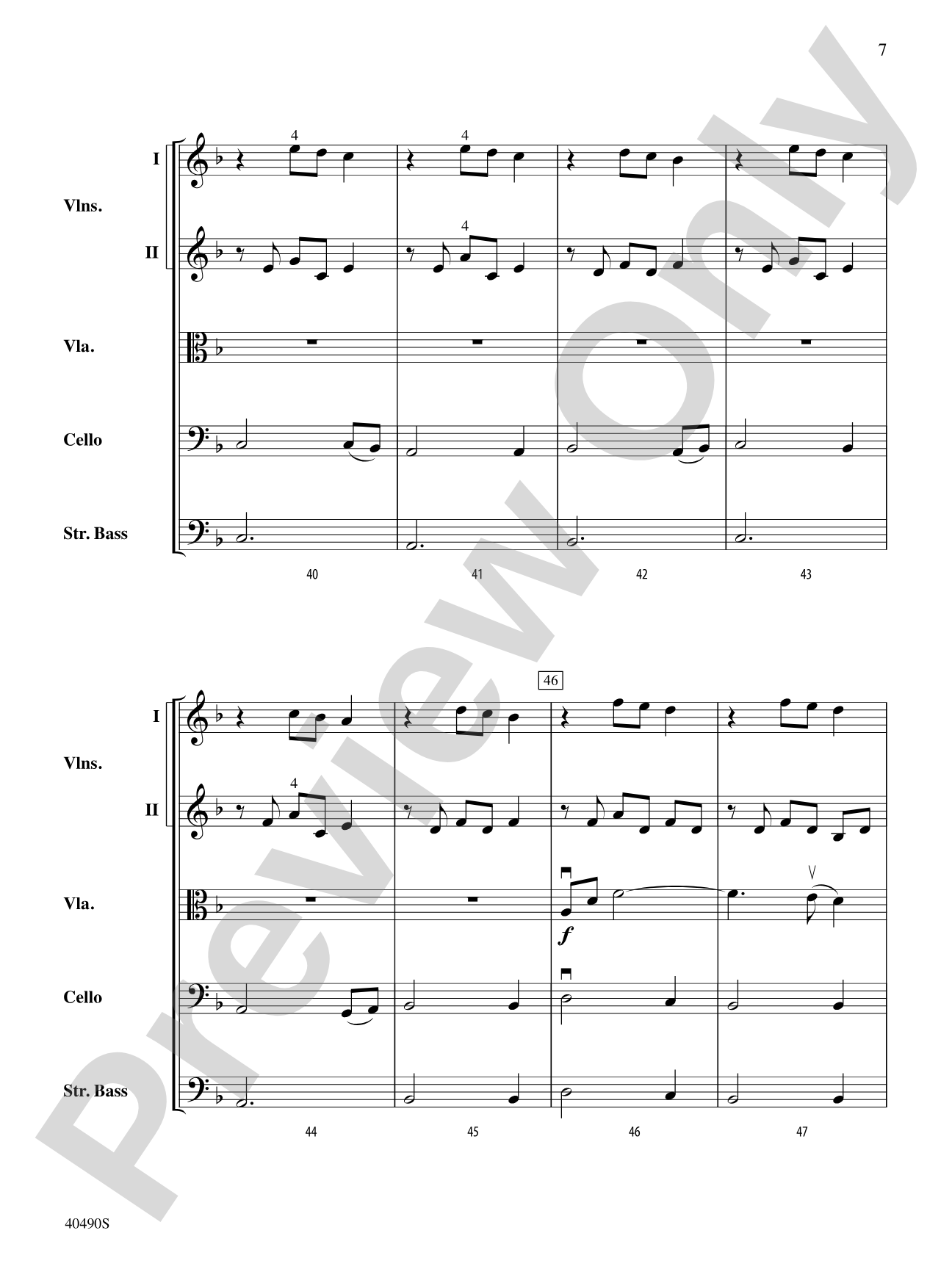 Aspire: String Orchestra Conductor Score & Parts
