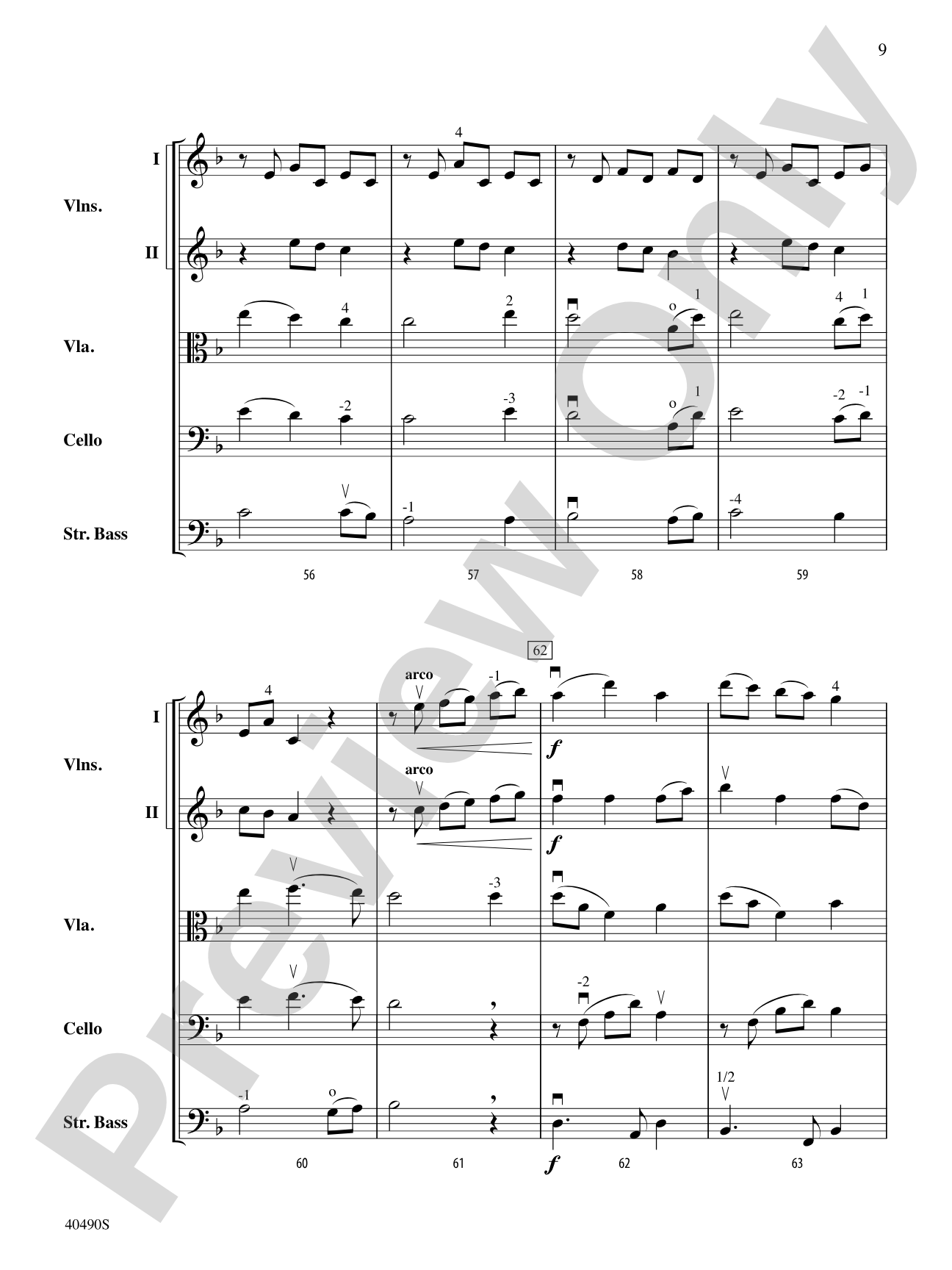 Aspire: String Orchestra Conductor Score & Parts