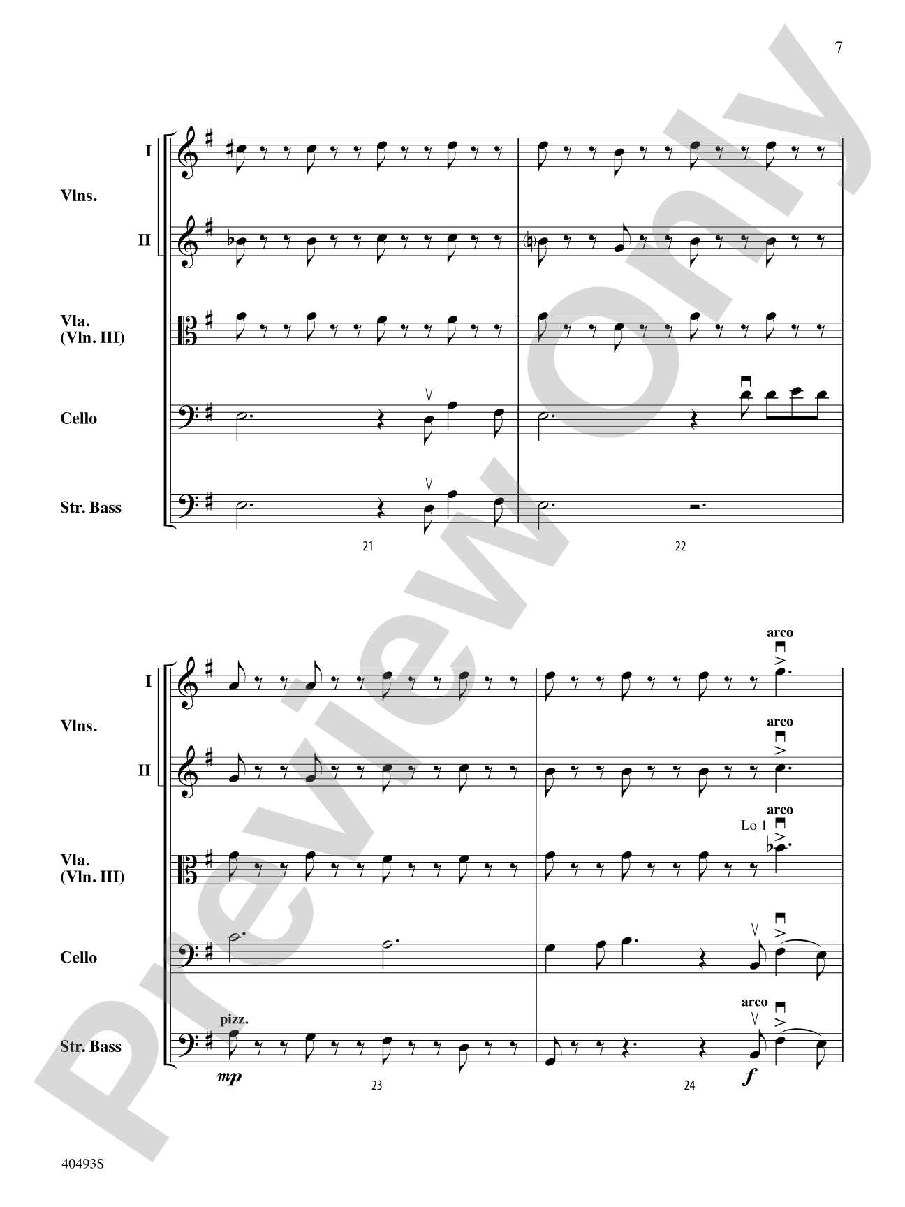 Christmas Toys on Parade: String Orchestra Conductor Score & Parts