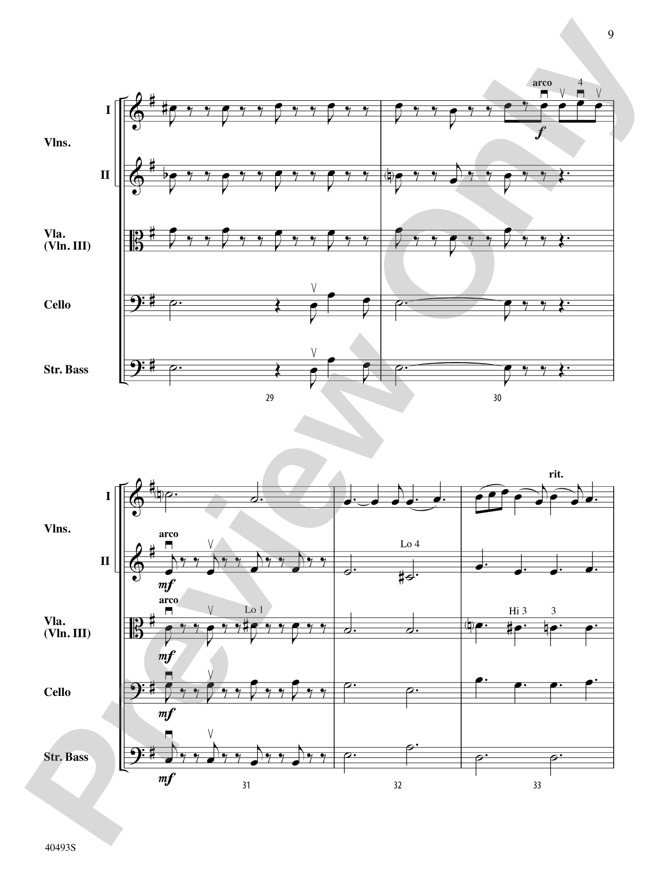 Christmas Toys on Parade: String Orchestra Conductor Score & Parts