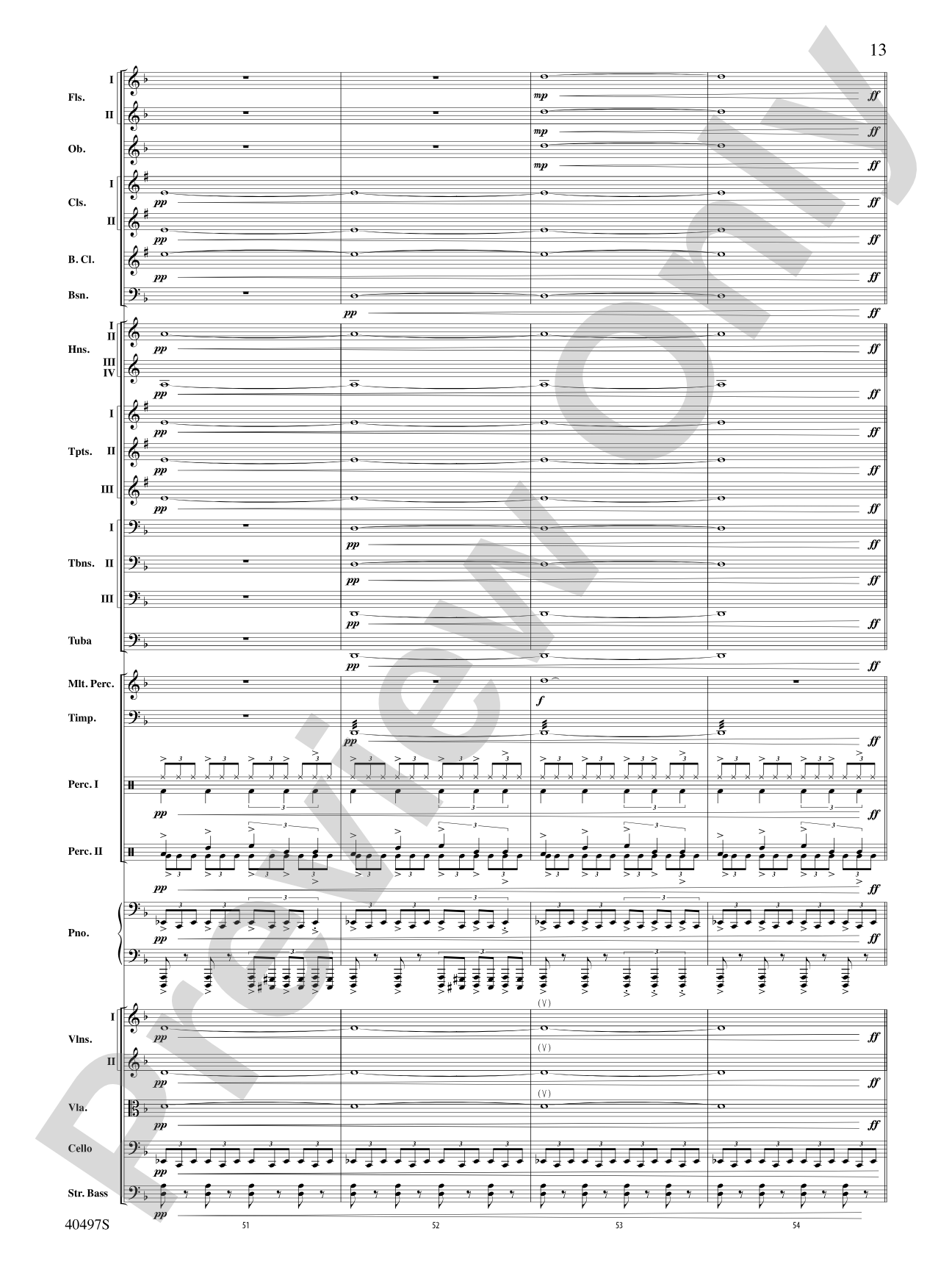 Batman: The Dark Knight Rises: Full Orchestra Conductor Score & Parts