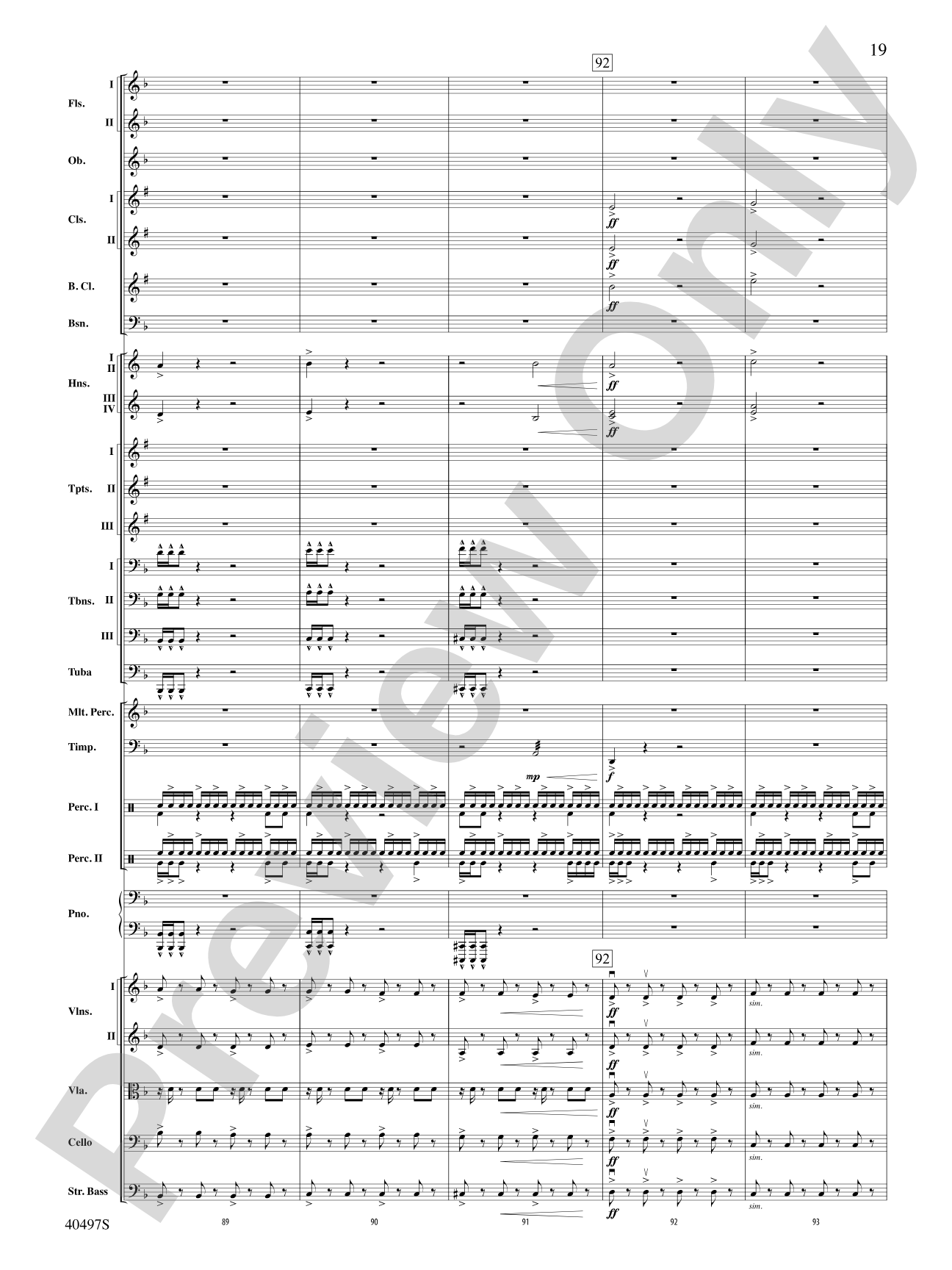 Batman: The Dark Knight Rises: Full Orchestra Conductor Score & Parts