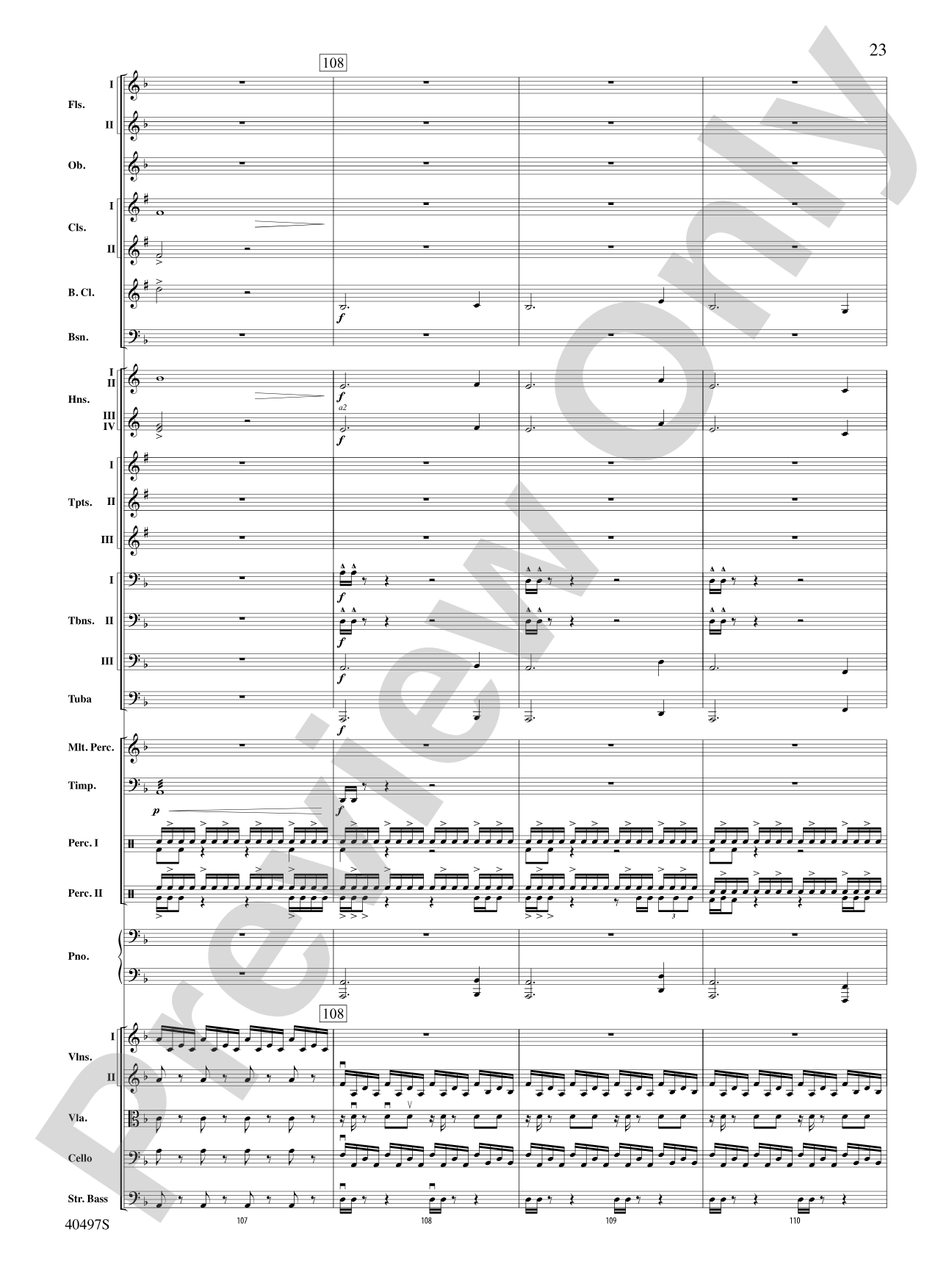 Batman: The Dark Knight Rises: Full Orchestra Conductor Score & Parts