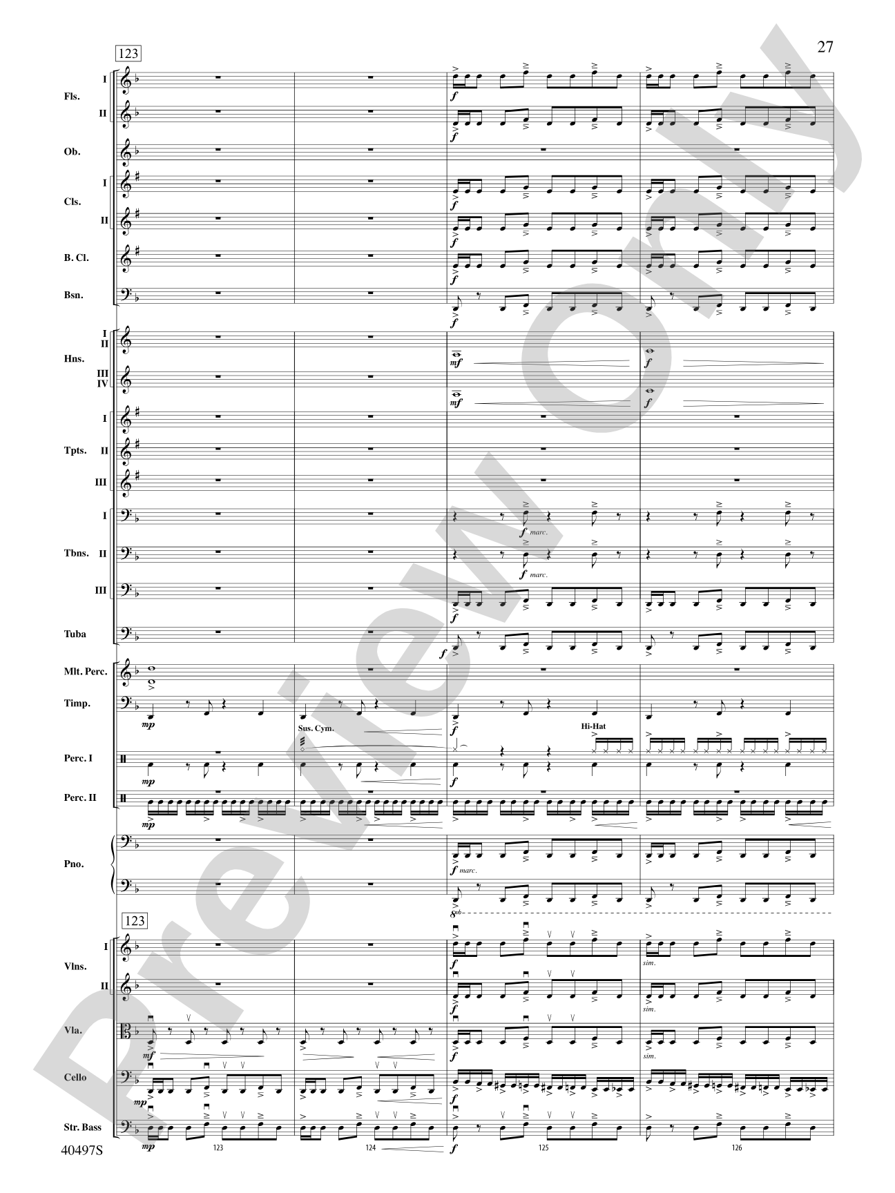 Batman: The Dark Knight Rises: Full Orchestra Conductor Score & Parts