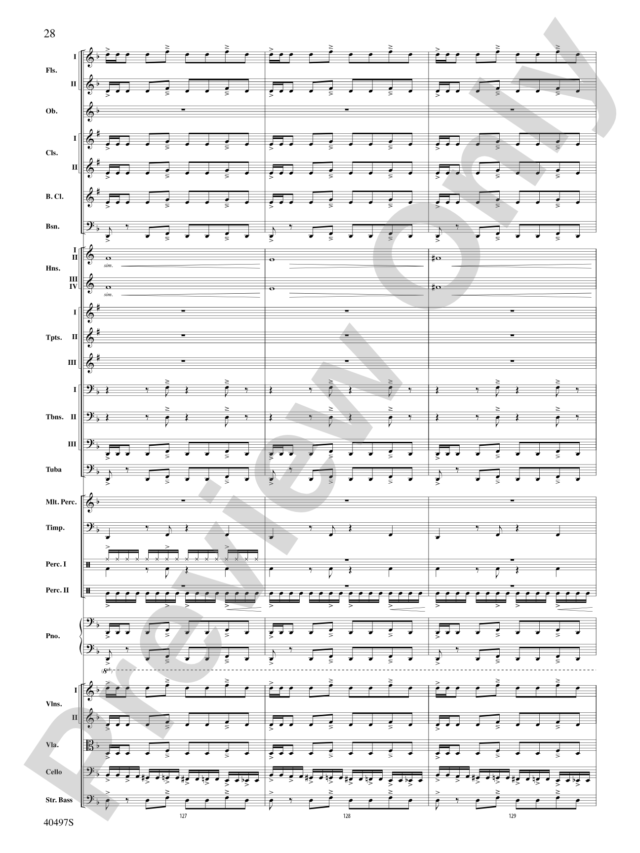 Batman: The Dark Knight Rises: Full Orchestra Conductor Score & Parts