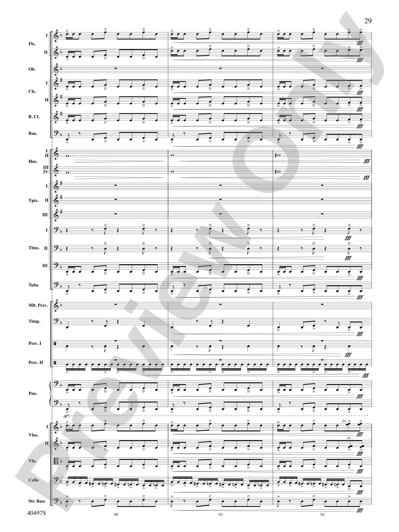 Batman: The Dark Knight Rises: Full Orchestra Conductor Score & Parts