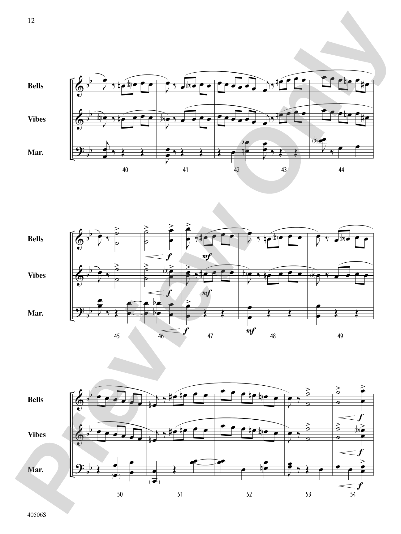 Classic Mallet Trios---Tchaikovsky: Mallet Instrument Book