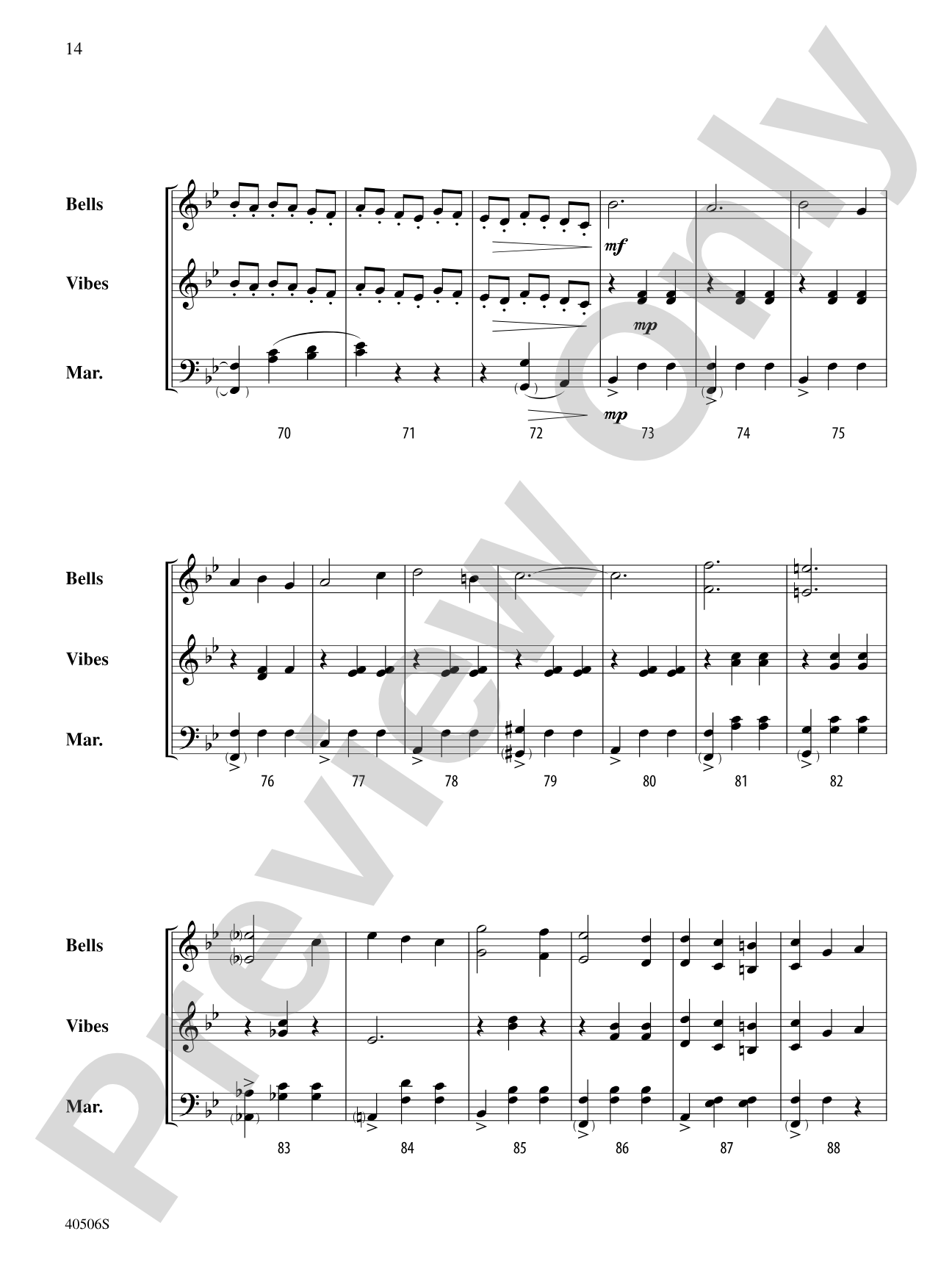 Classic Mallet Trios---Tchaikovsky: Mallet Instrument Book
