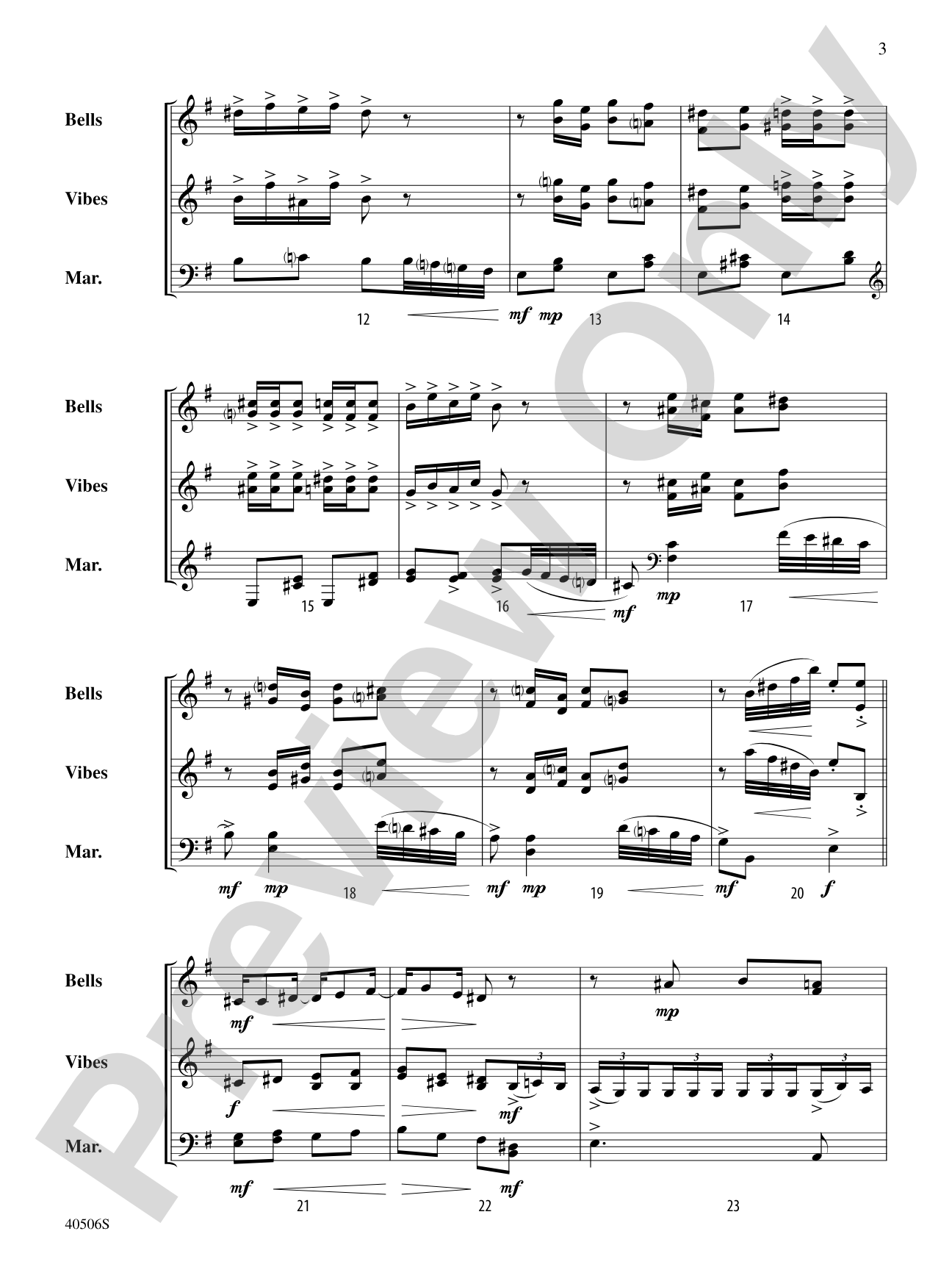 Classic Mallet Trios---Tchaikovsky: Mallet Instrument Book