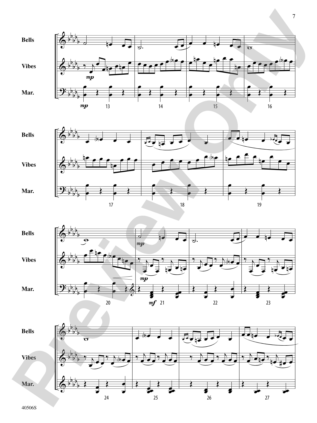 Classic Mallet Trios---Tchaikovsky: Mallet Instrument Book