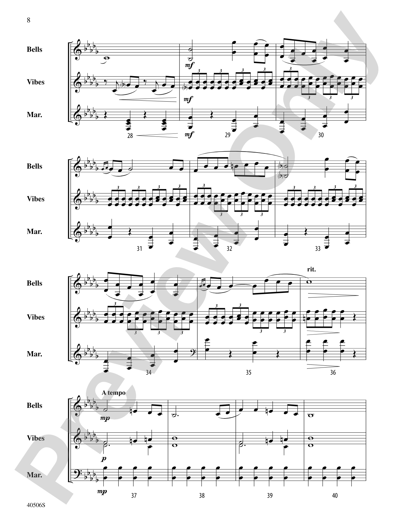 Classic Mallet Trios---Tchaikovsky: Mallet Instrument Book