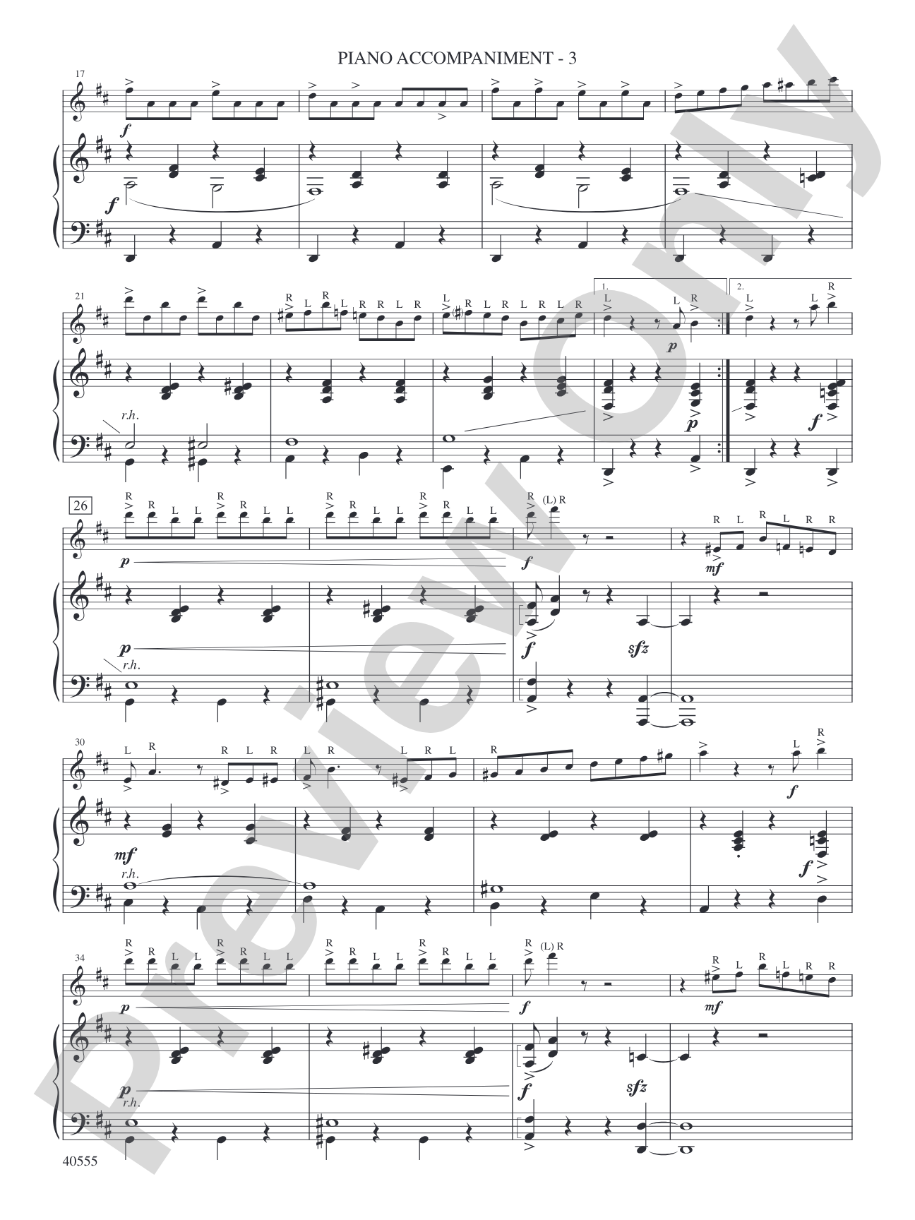 Fiddle-Faddle: Mallet Instrument Part(s)