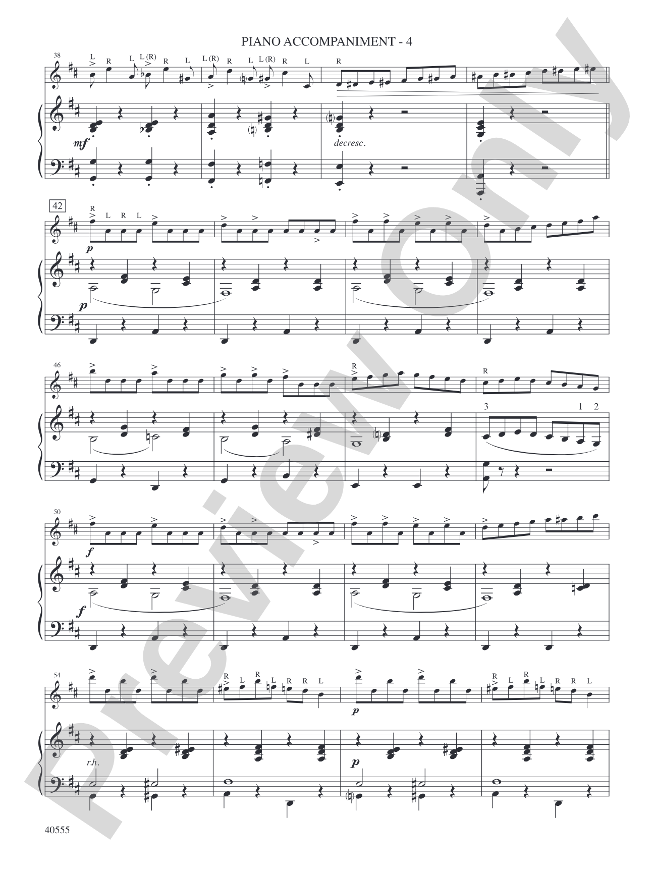 Fiddle-Faddle: Mallet Instrument Part(s)