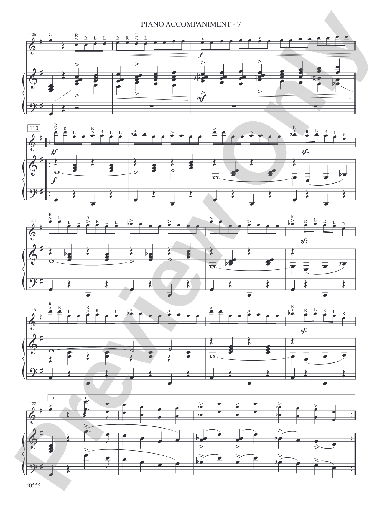 Fiddle-Faddle: Mallet Instrument Part(s)