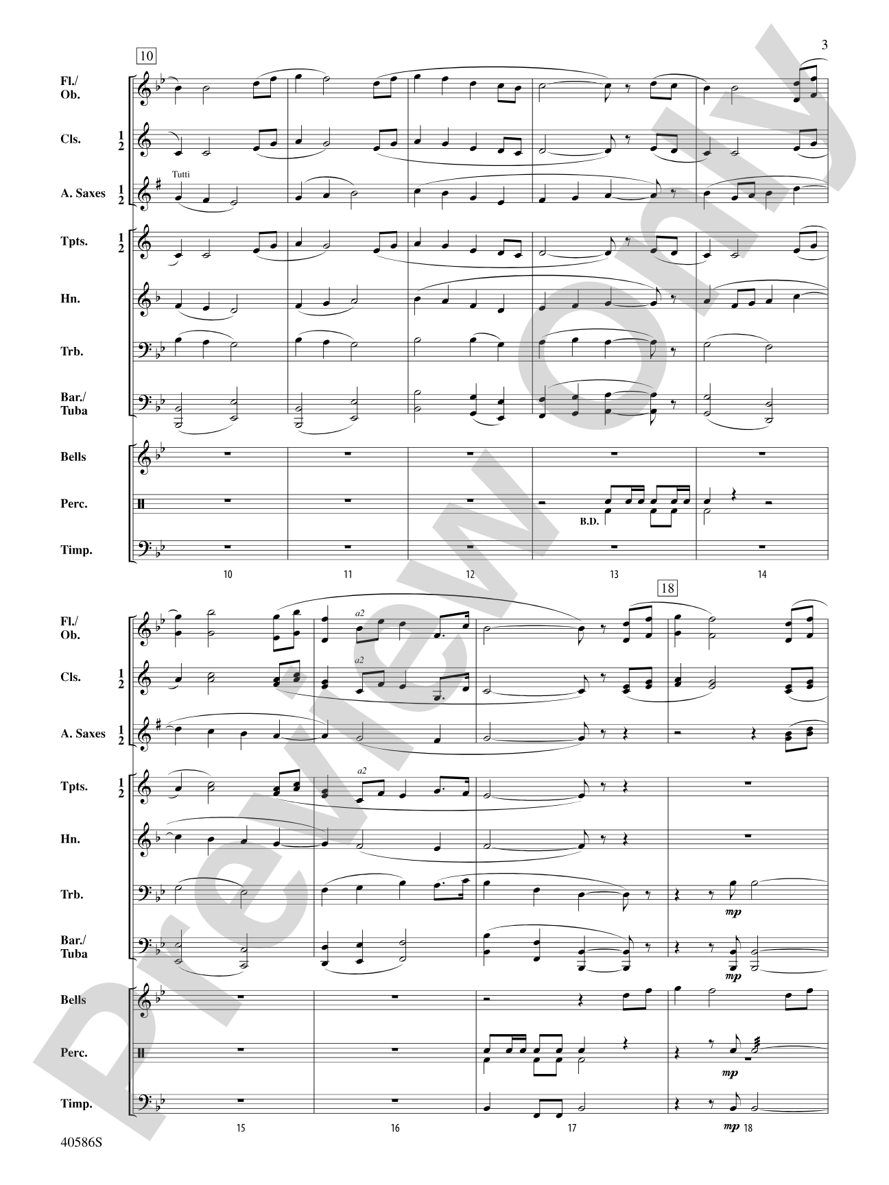 Heartland: Concert Band Conductor Score & Parts