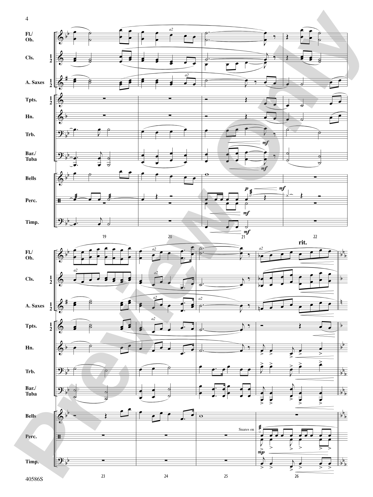 Heartland: Concert Band Conductor Score & Parts