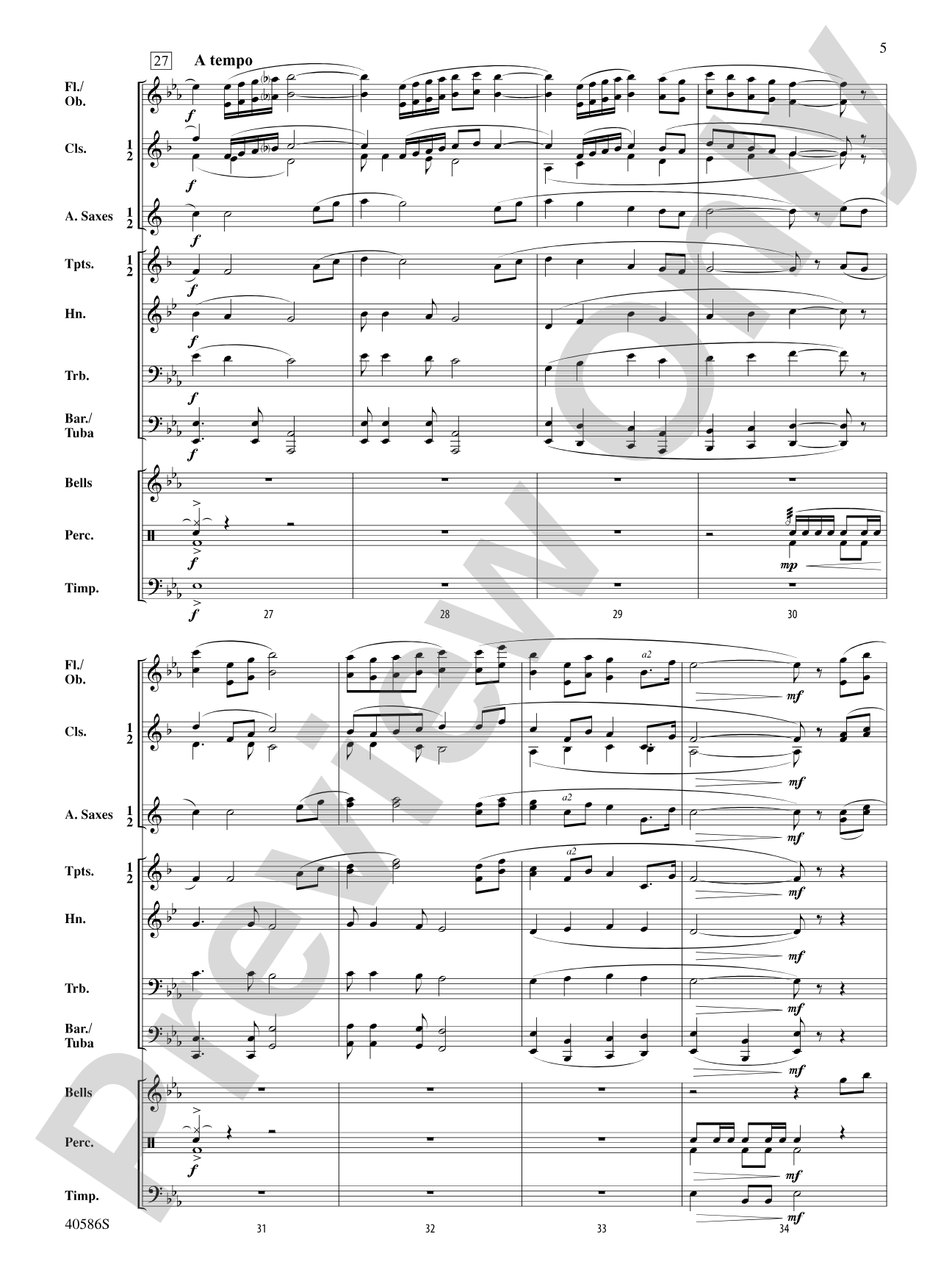 Heartland: Concert Band Conductor Score & Parts